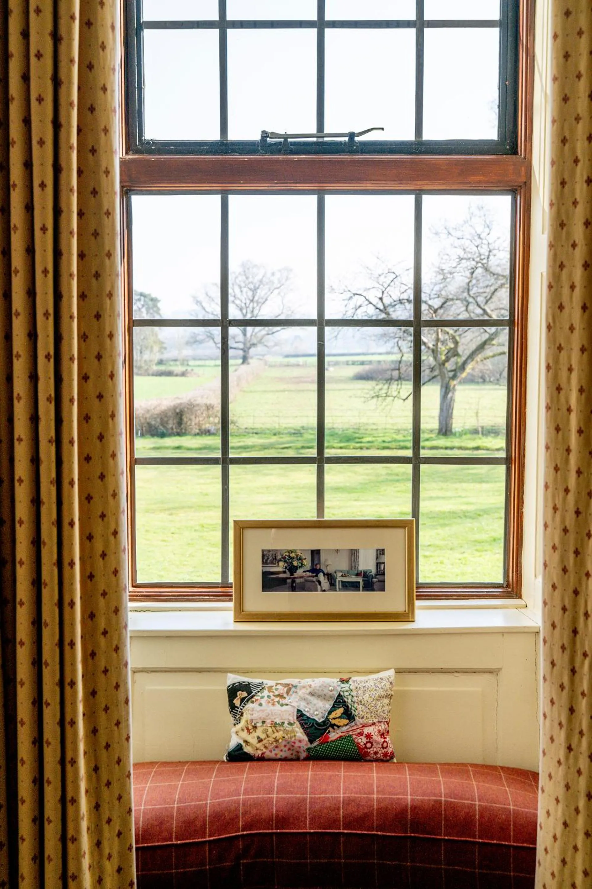 Decorative detail in Llangoed Hall