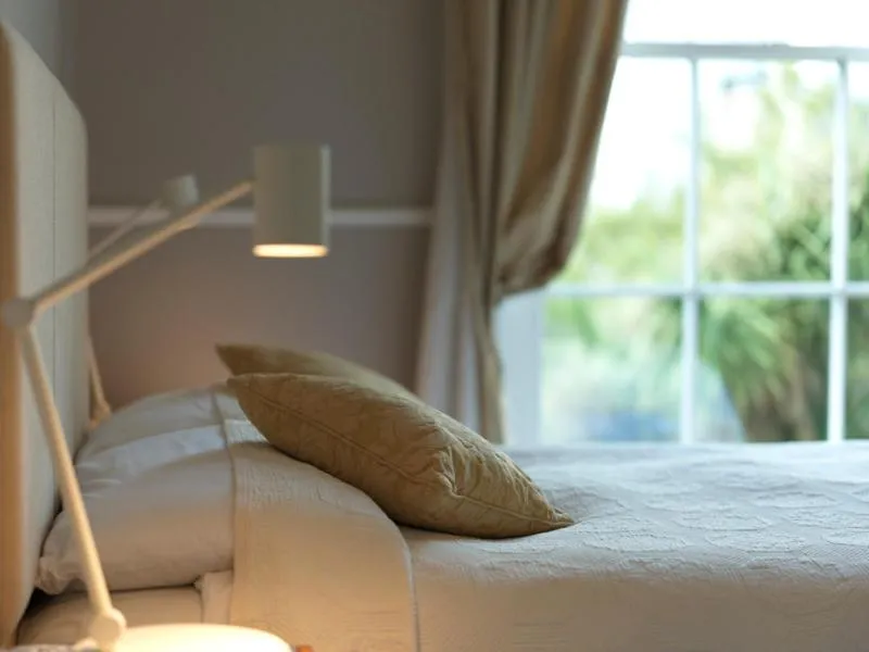 Bed in Harveys Guest House