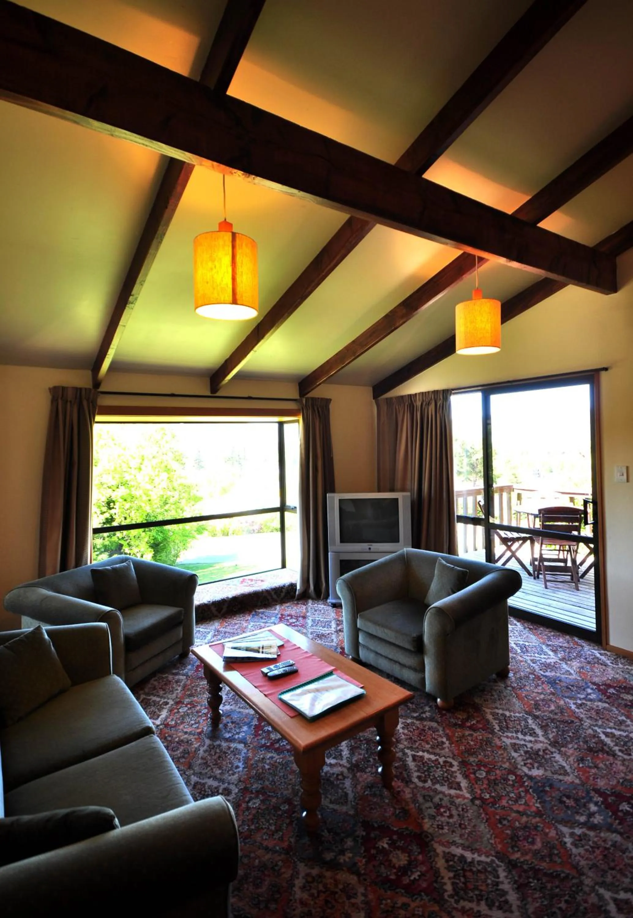 Living room in Greenacres Alpine Chalets & Villas