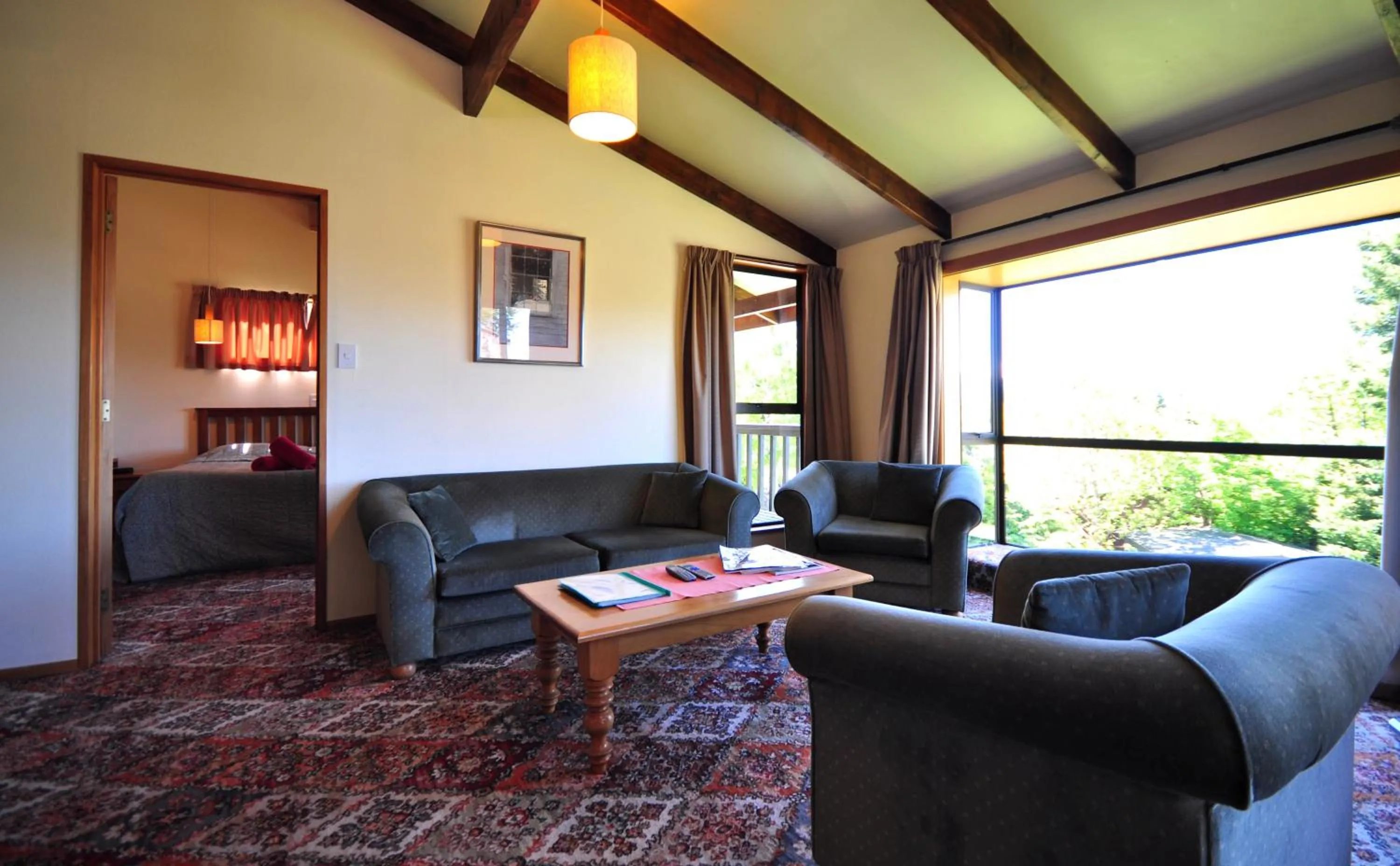 Living room in Greenacres Alpine Chalets & Villas