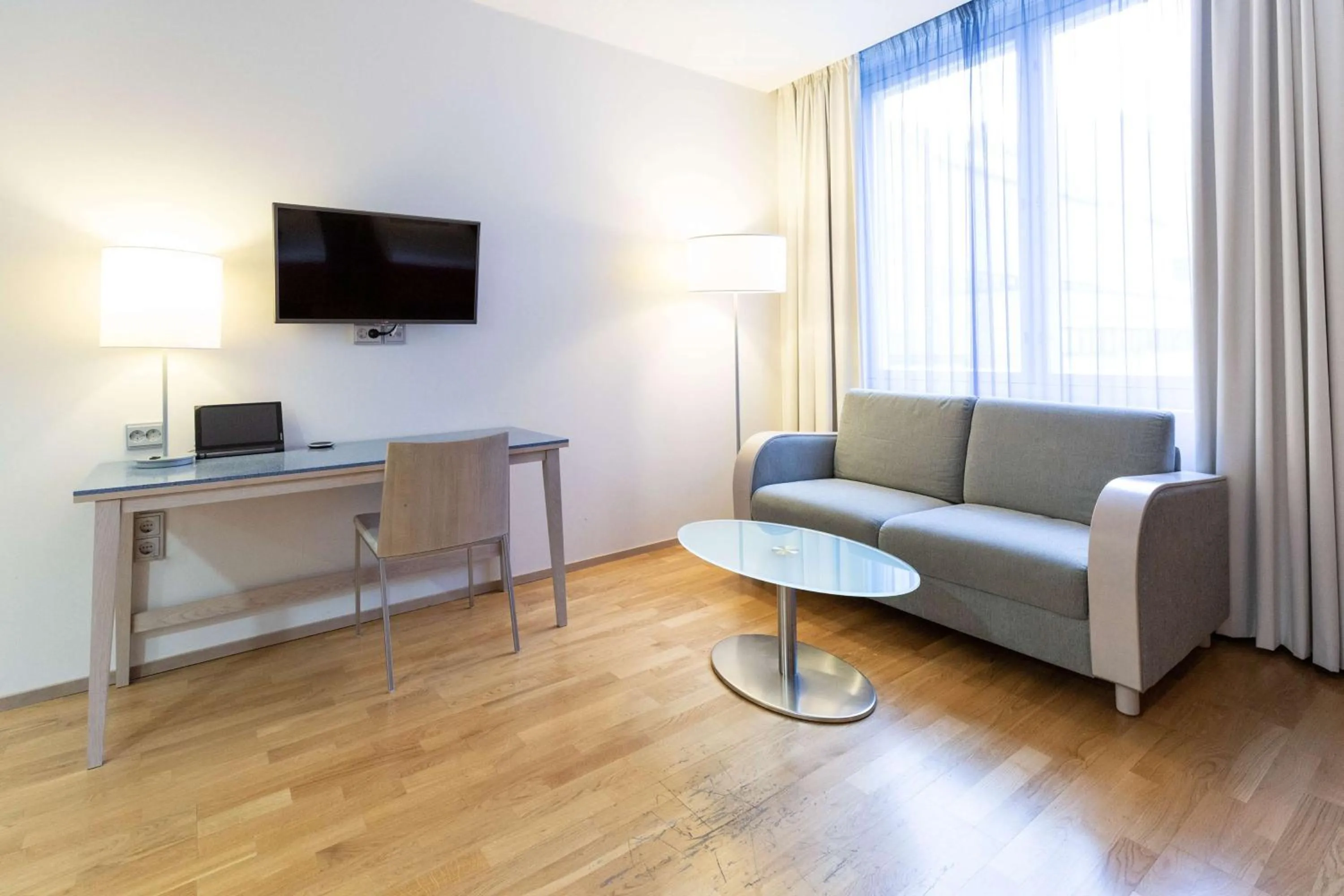 Bedroom in Scandic Hakaniemi