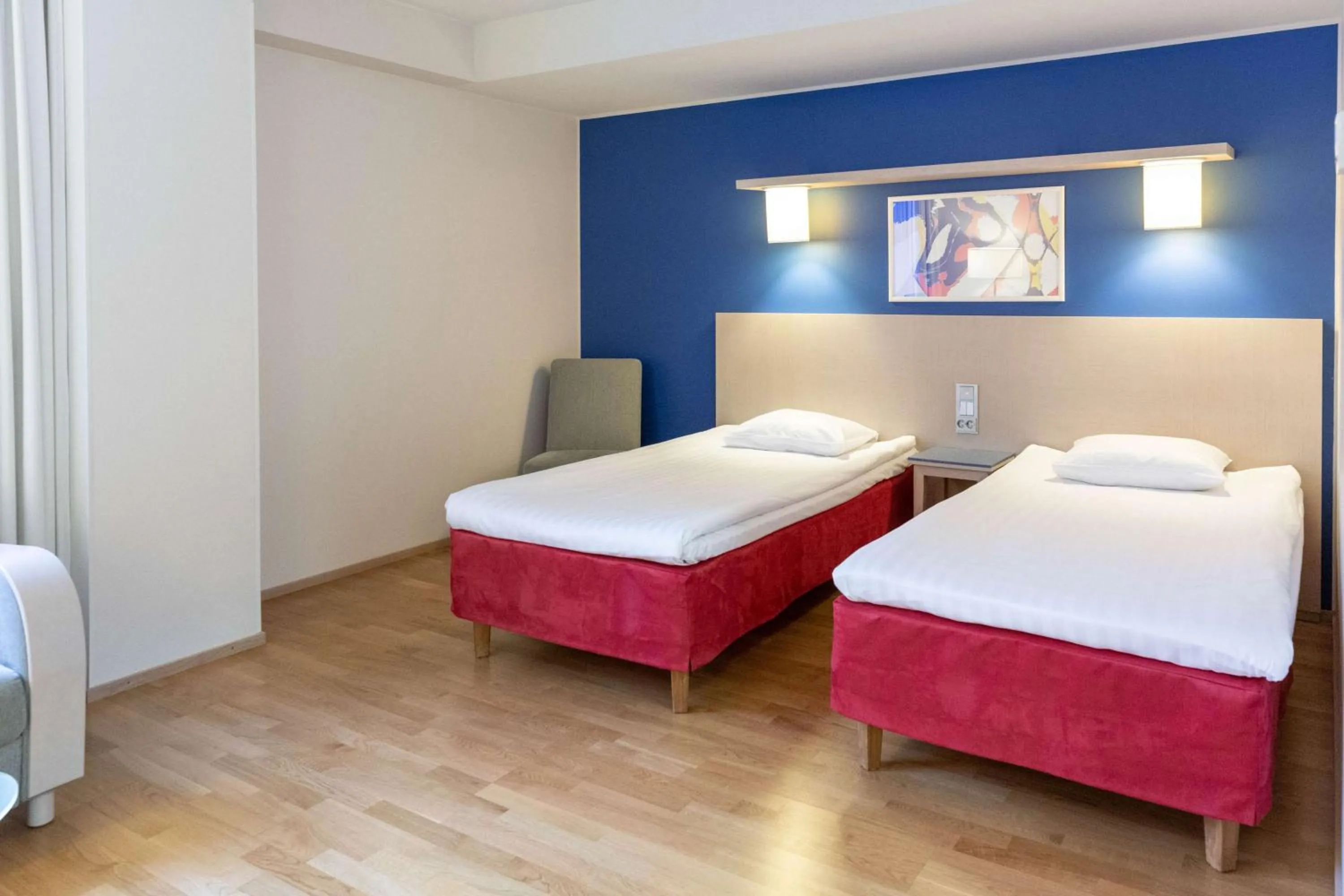 Bedroom, Bed in Scandic Hakaniemi