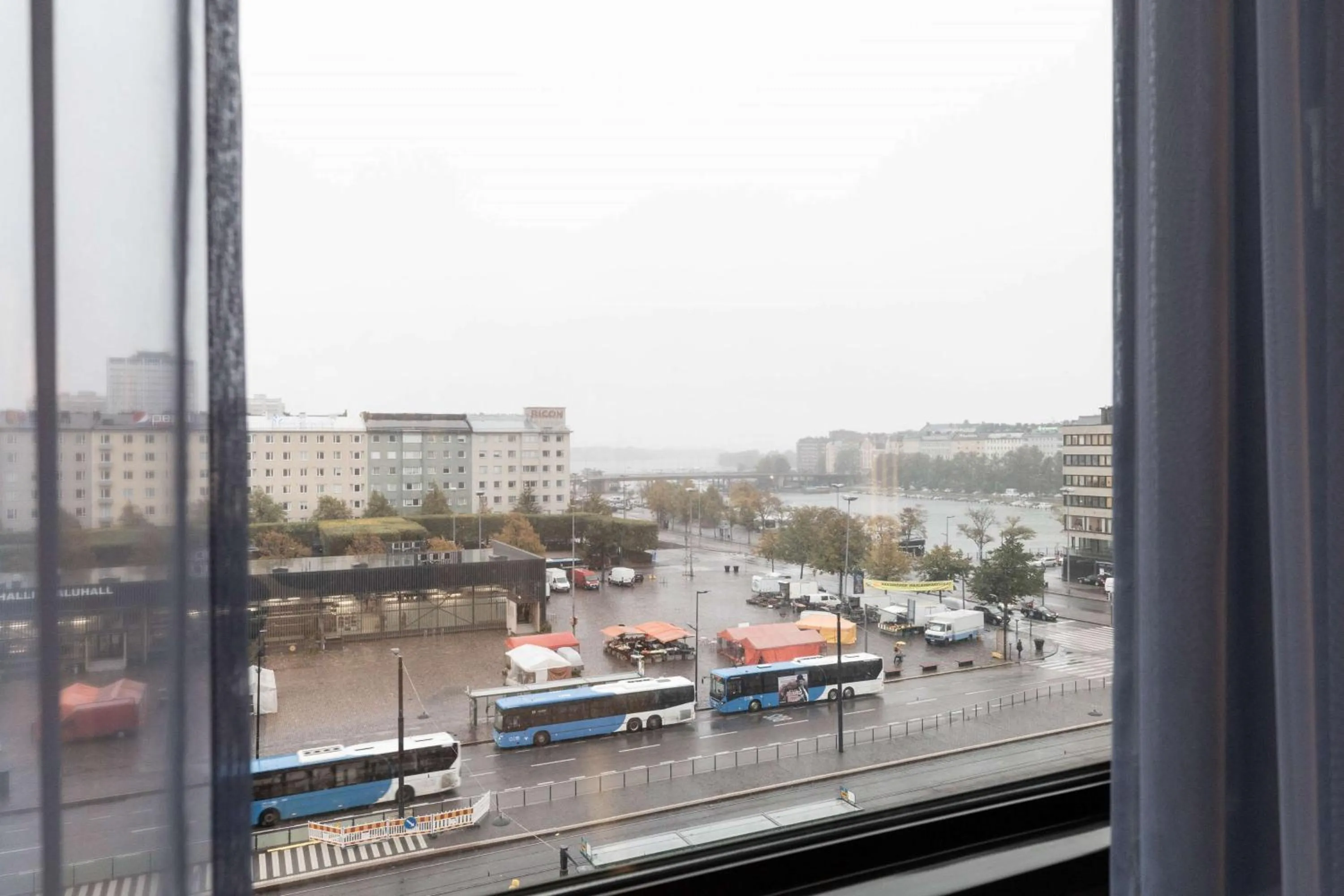 Bedroom in Scandic Hakaniemi