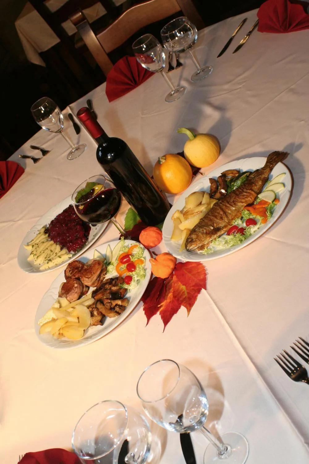 Food and drinks in Hotel Kovac