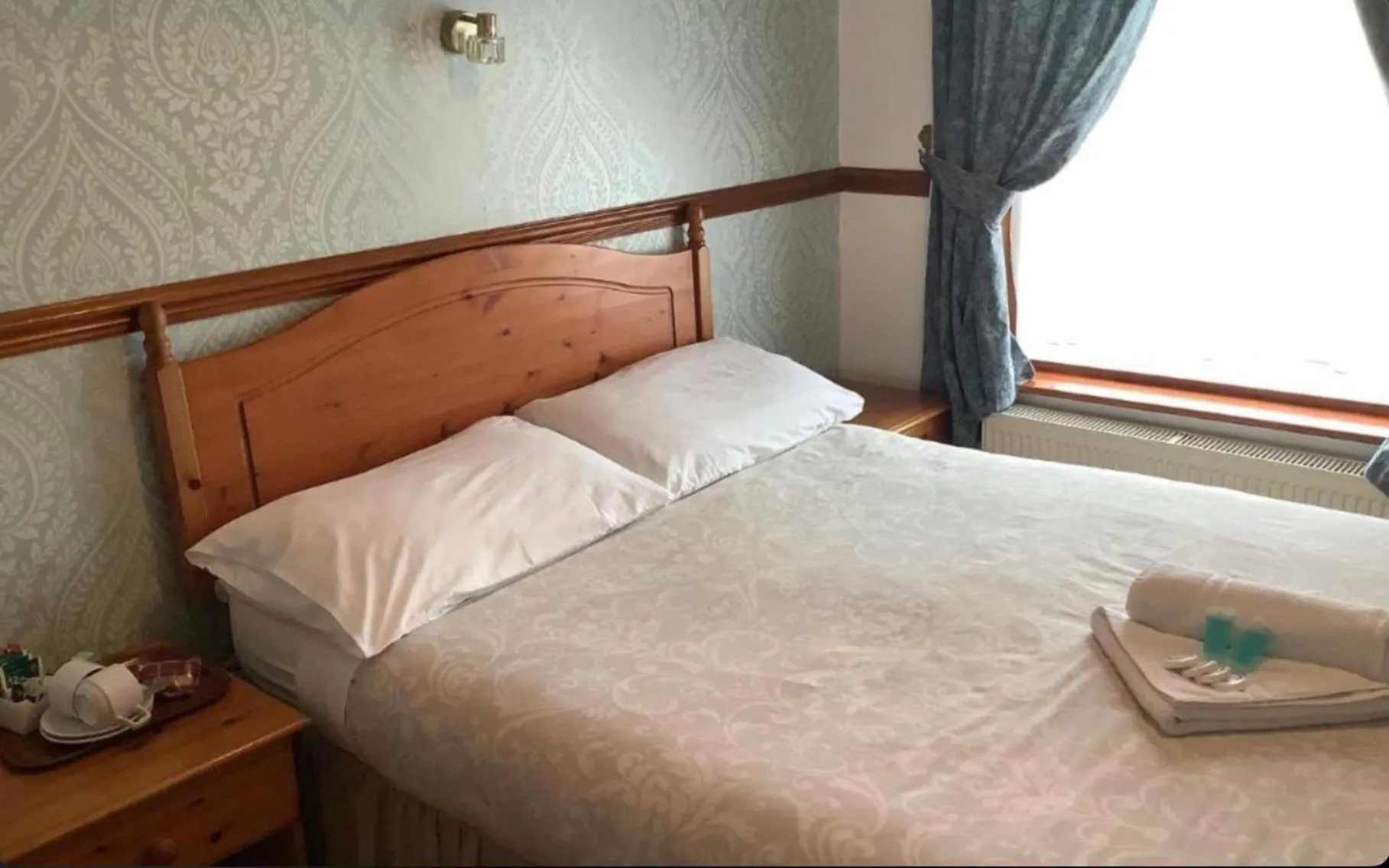 Bed in Dover's Restover Guest House