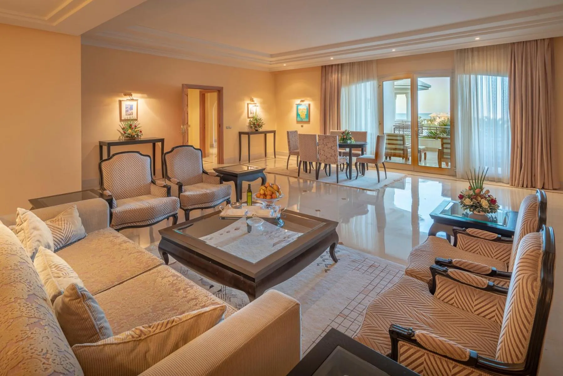 Living room in Hasdrubal Prestige Thalassa & Spa Djerba