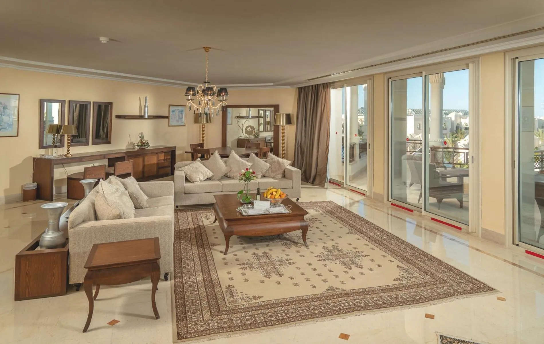 Living room in Hasdrubal Prestige Thalassa & Spa Djerba