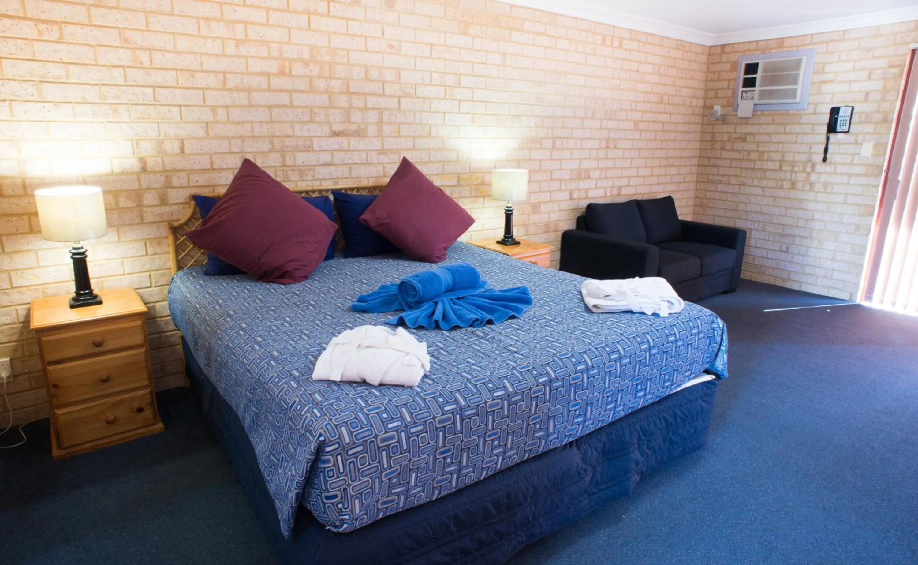 Bed in Kalbarri Palm Resort