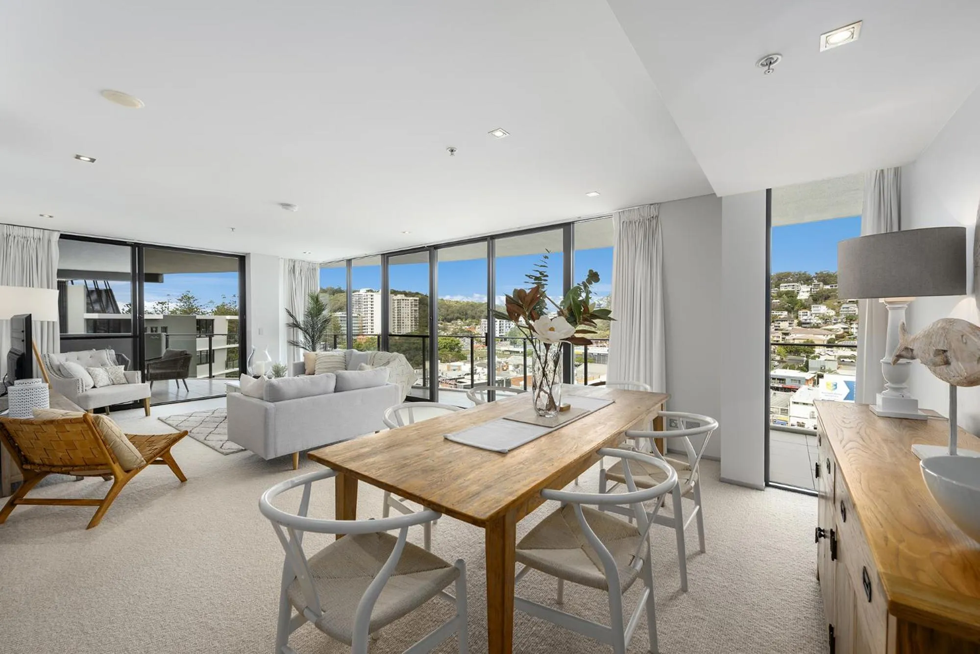 Living room in Ambience on Burleigh Beach