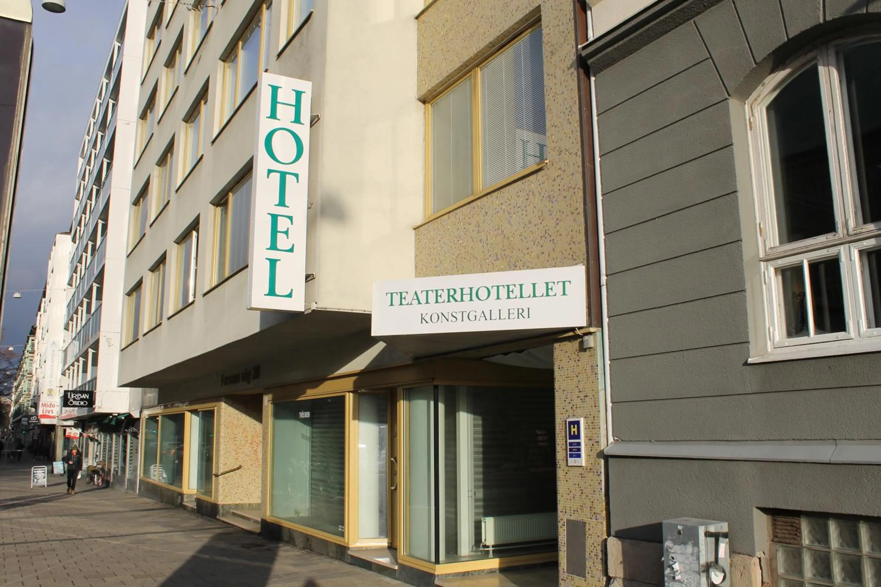 Facade/entrance in Teaterhotellet