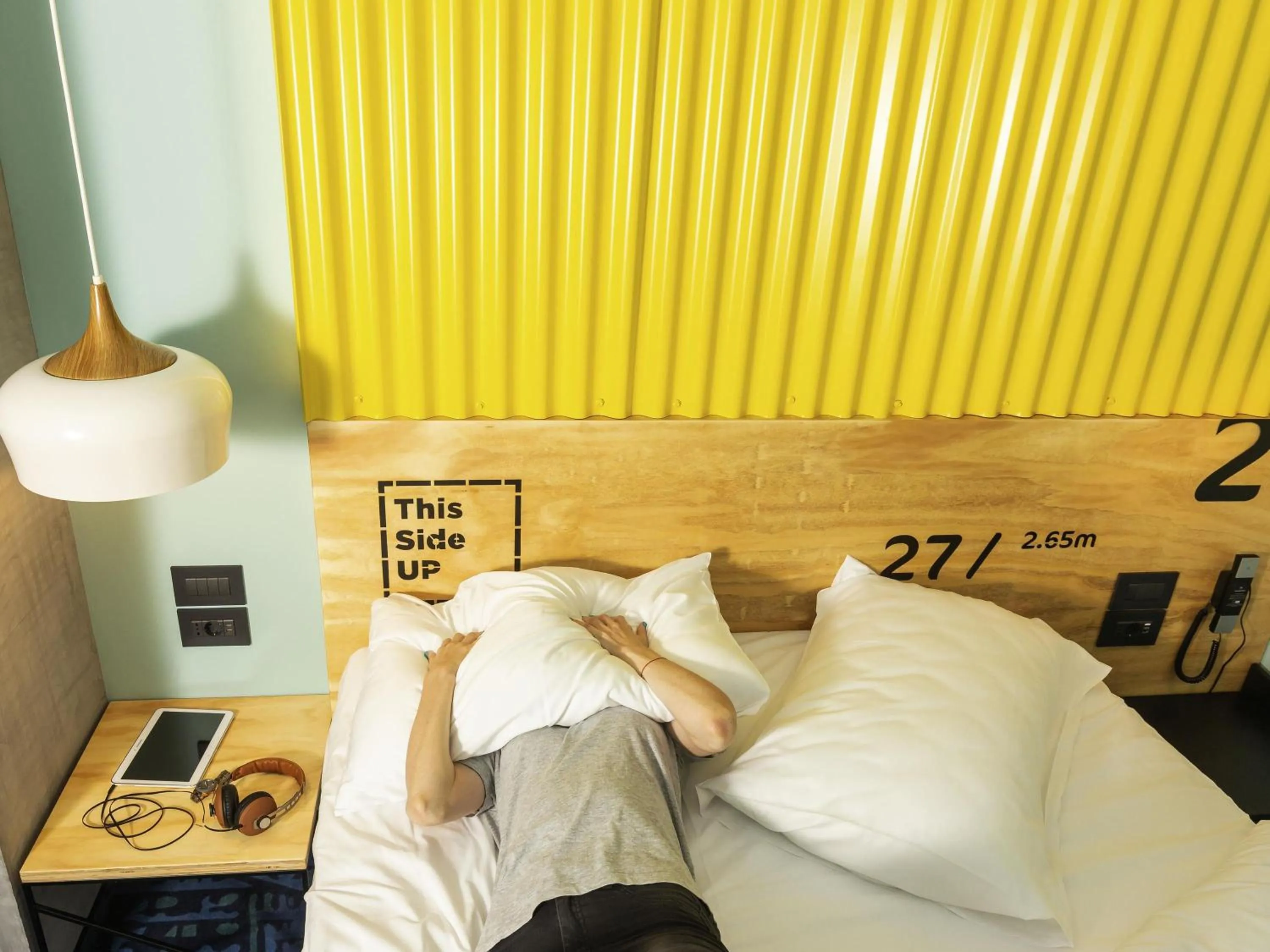 Bedroom, Bed in ibis Styles Bucharest Erbas