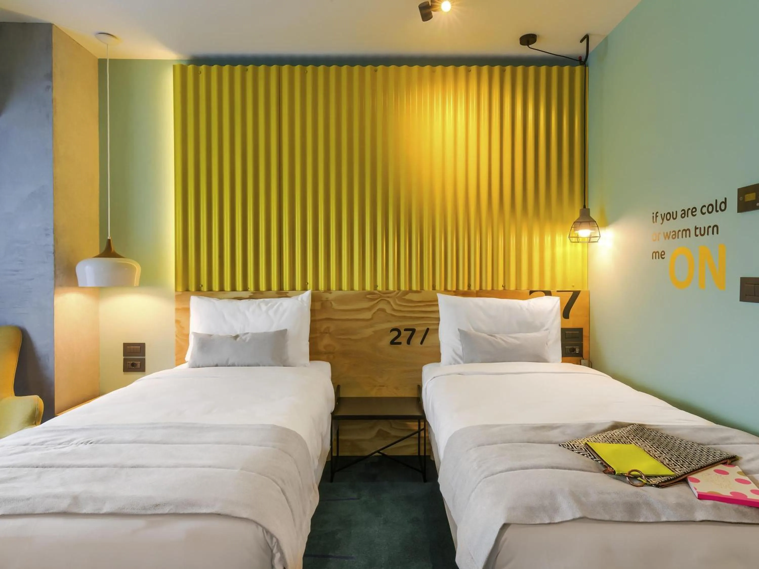 Bedroom, Bed in ibis Styles Bucharest Erbas