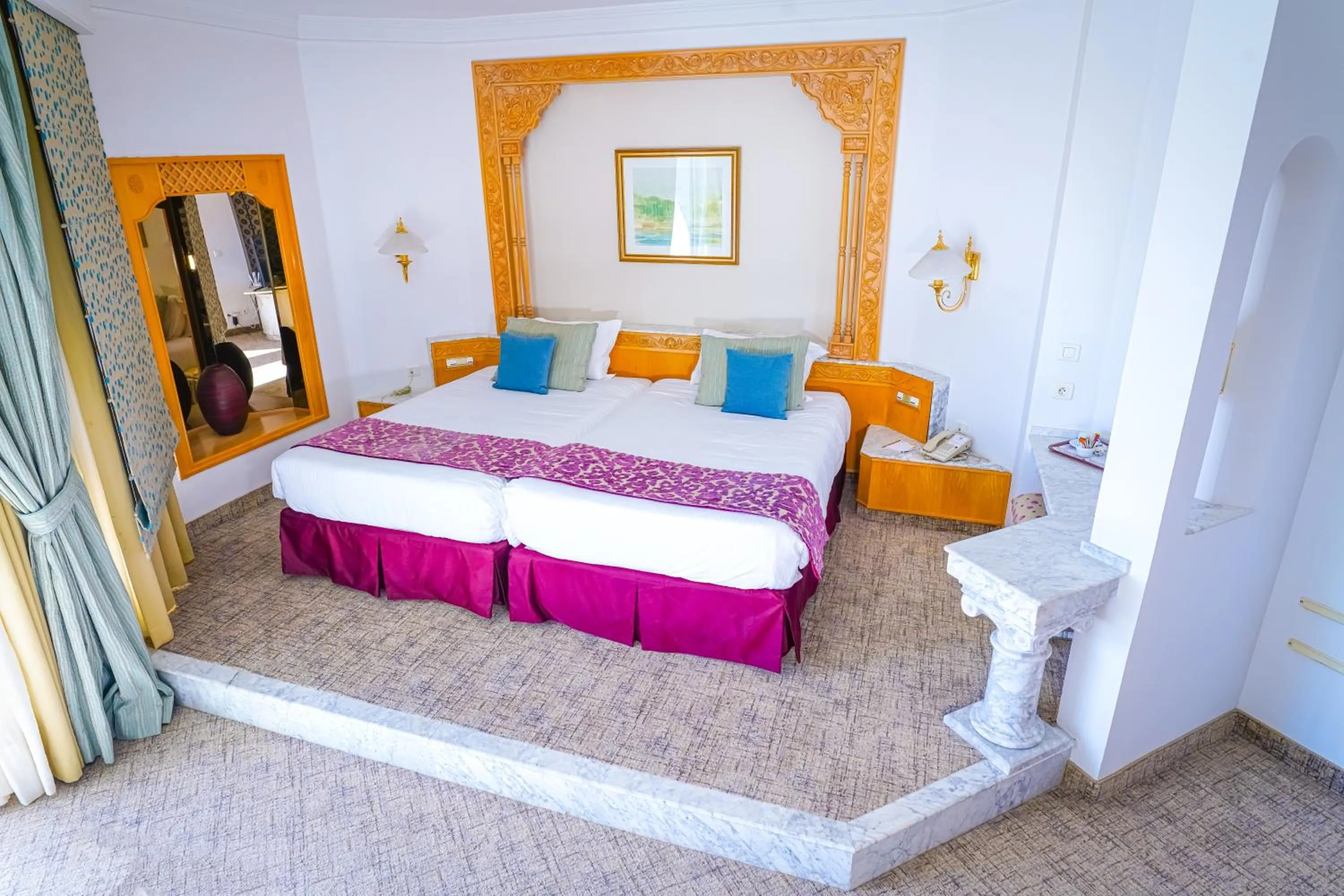 Bed in Hasdrubal Thalassa & Spa Yasmine Hammamet