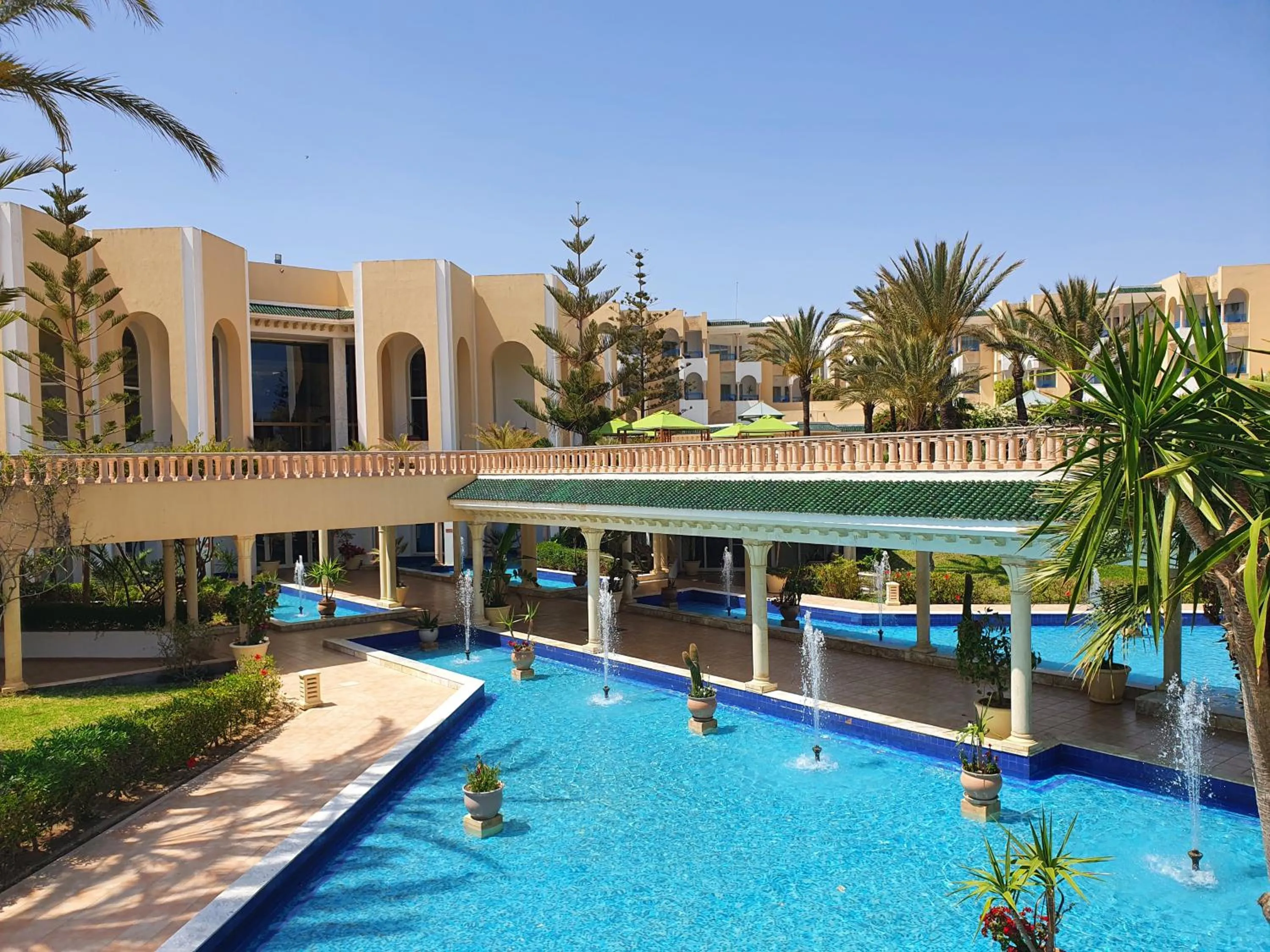 Garden view in Hasdrubal Thalassa & Spa Yasmine Hammamet