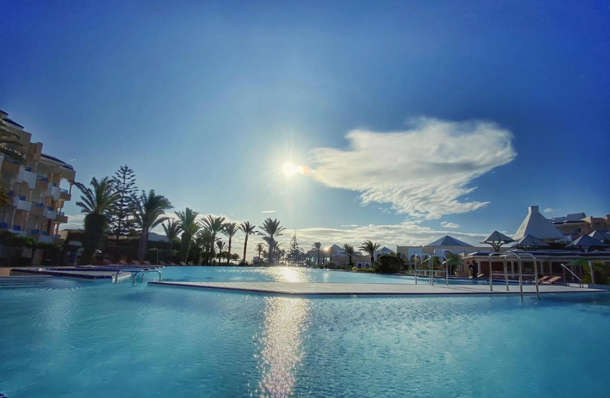 Swimming pool in Hasdrubal Thalassa & Spa Yasmine Hammamet