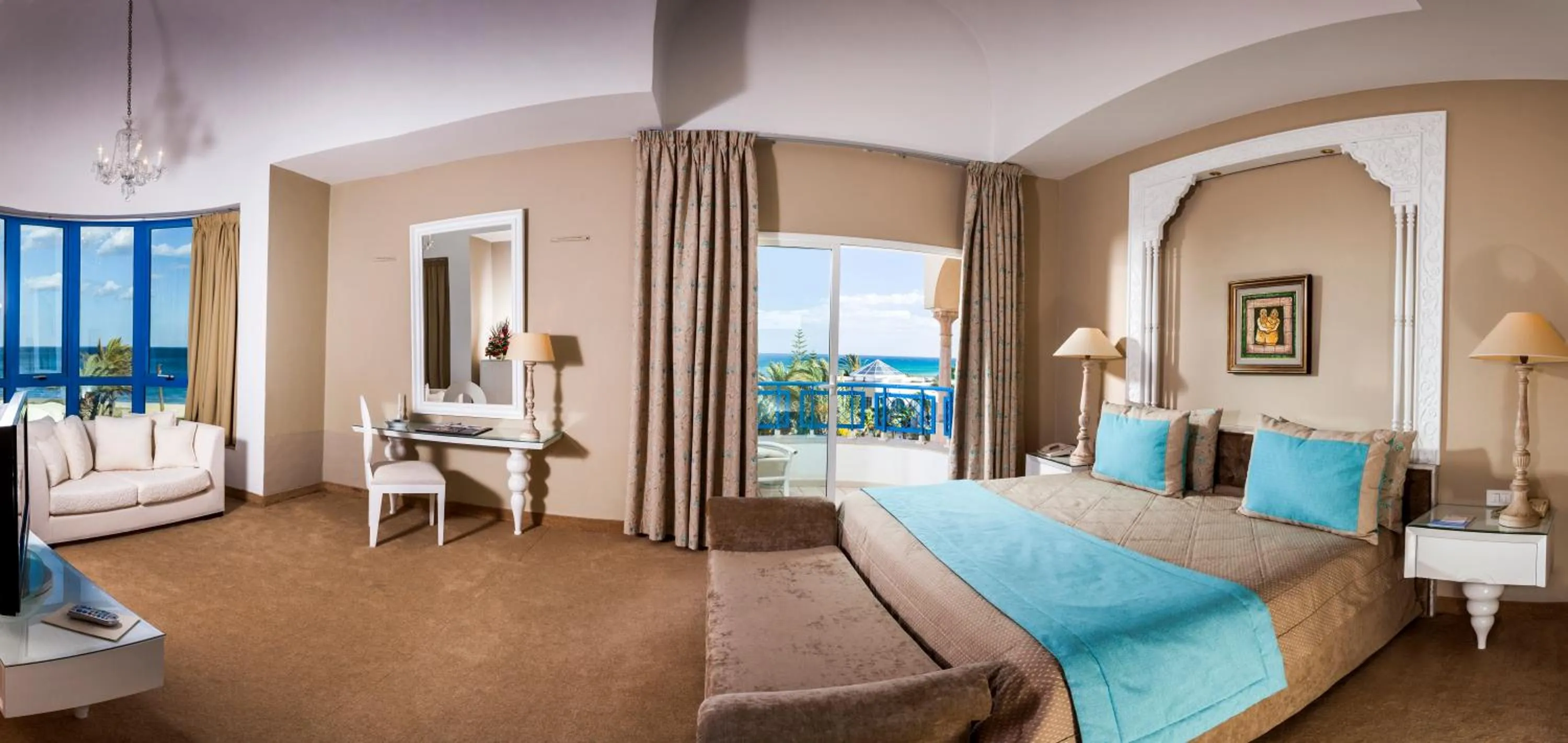 Photo of the whole room, Bed in Hasdrubal Thalassa & Spa Yasmine Hammamet