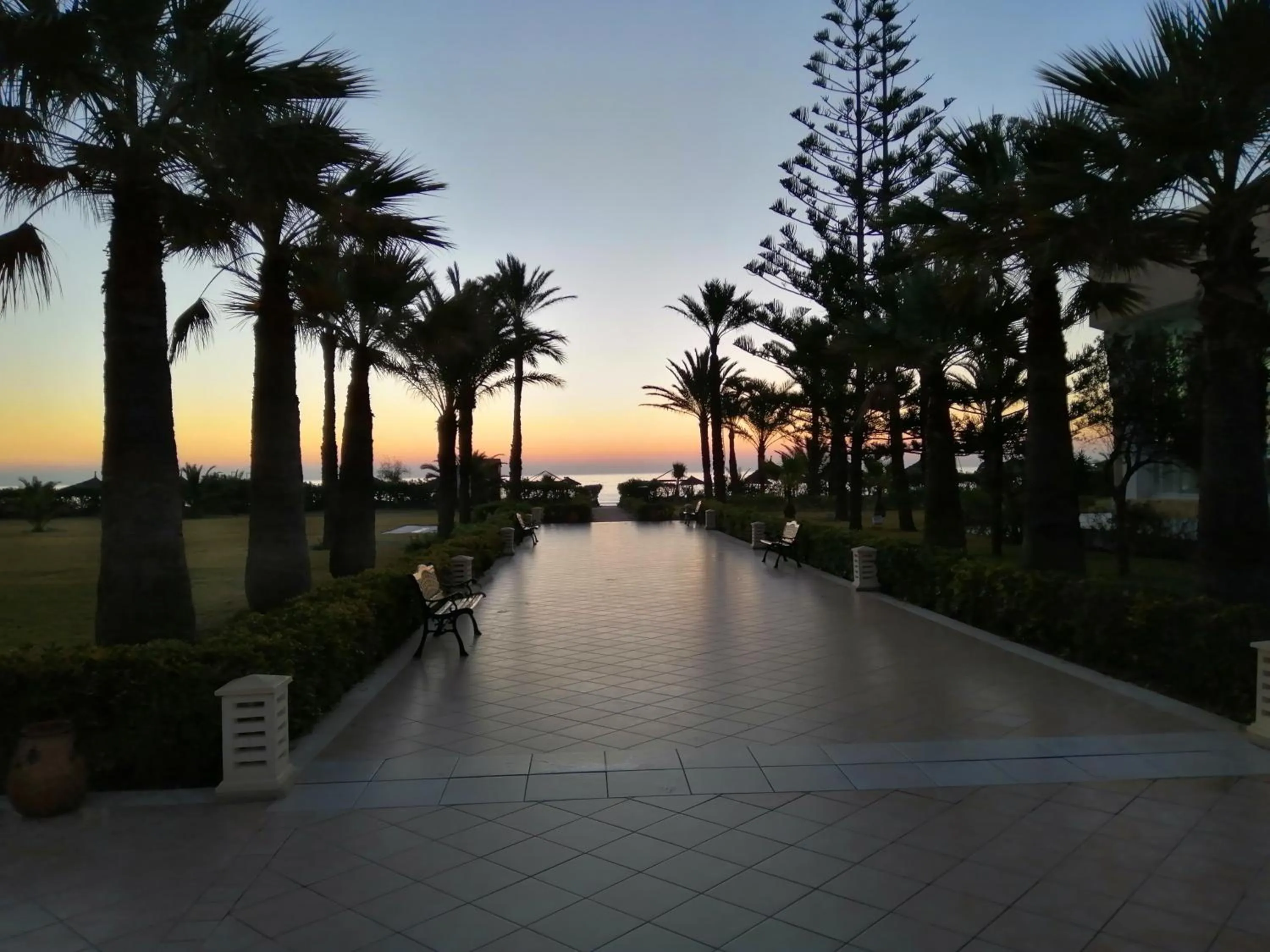 Sunrise in Hasdrubal Thalassa & Spa Yasmine Hammamet
