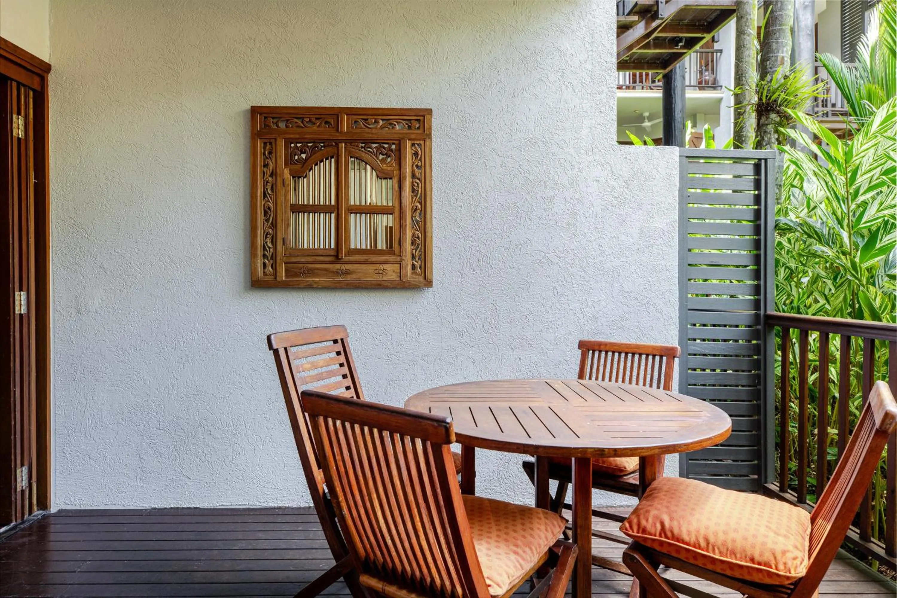 Patio in Hibiscus Resort & Spa - Official Onsite Reception & Check In