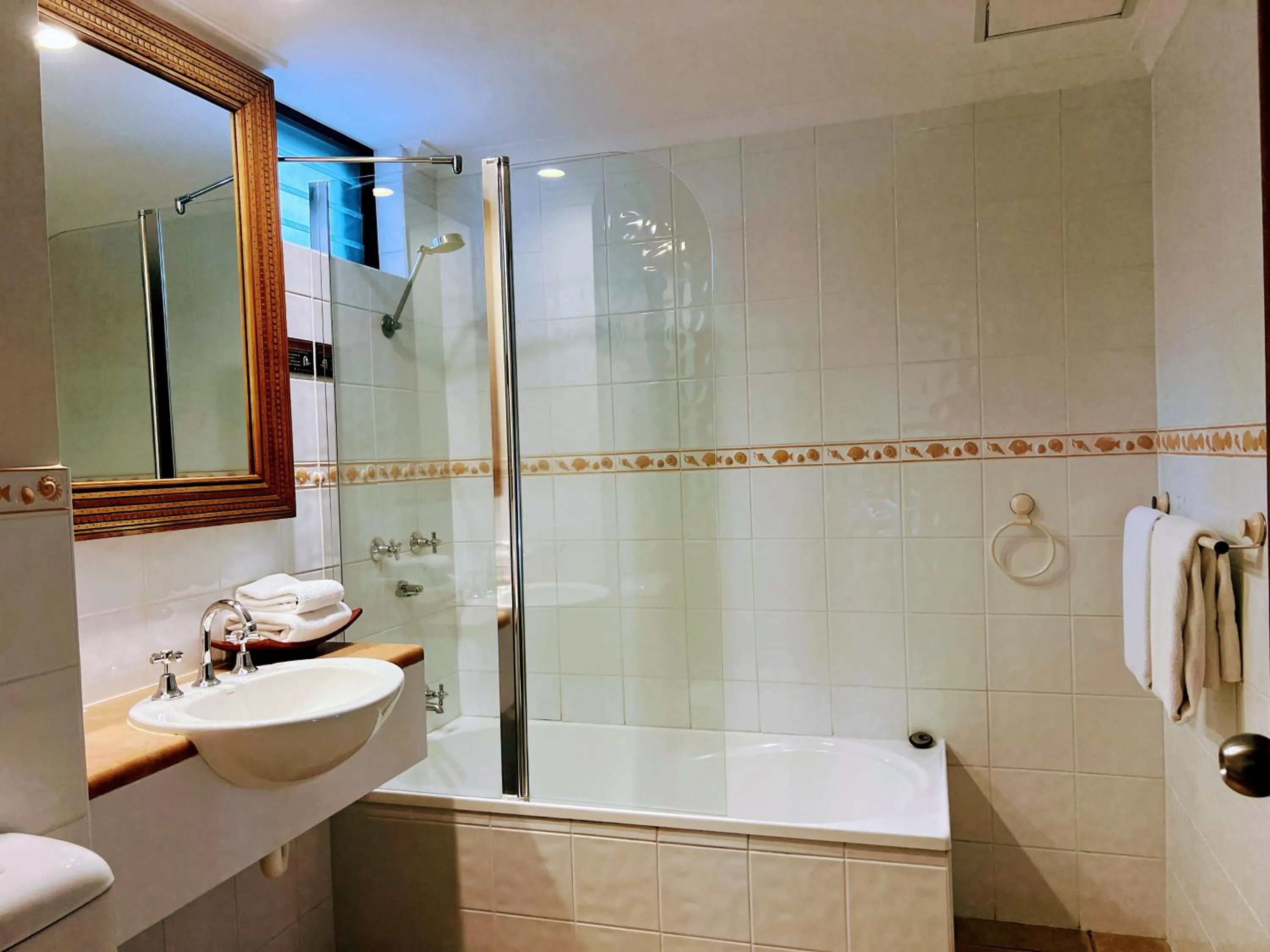 Shower in Hibiscus Resort & Spa - Official Onsite Reception & Check In