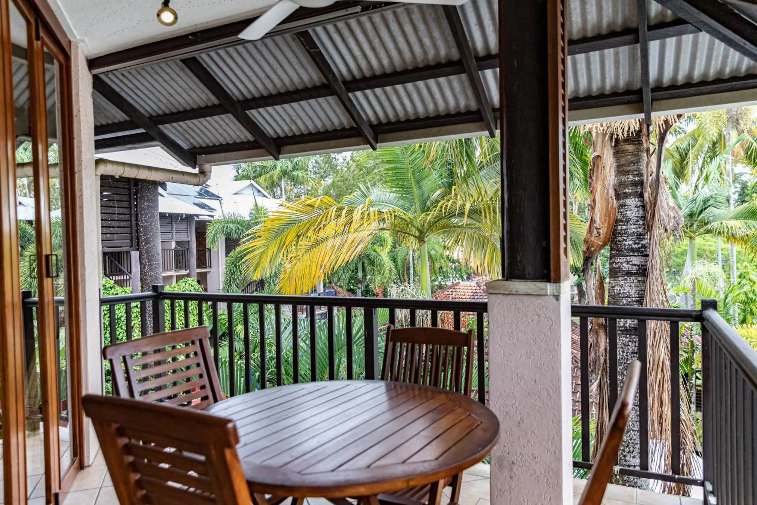 Patio in Hibiscus Resort & Spa - Official Onsite Reception & Check In