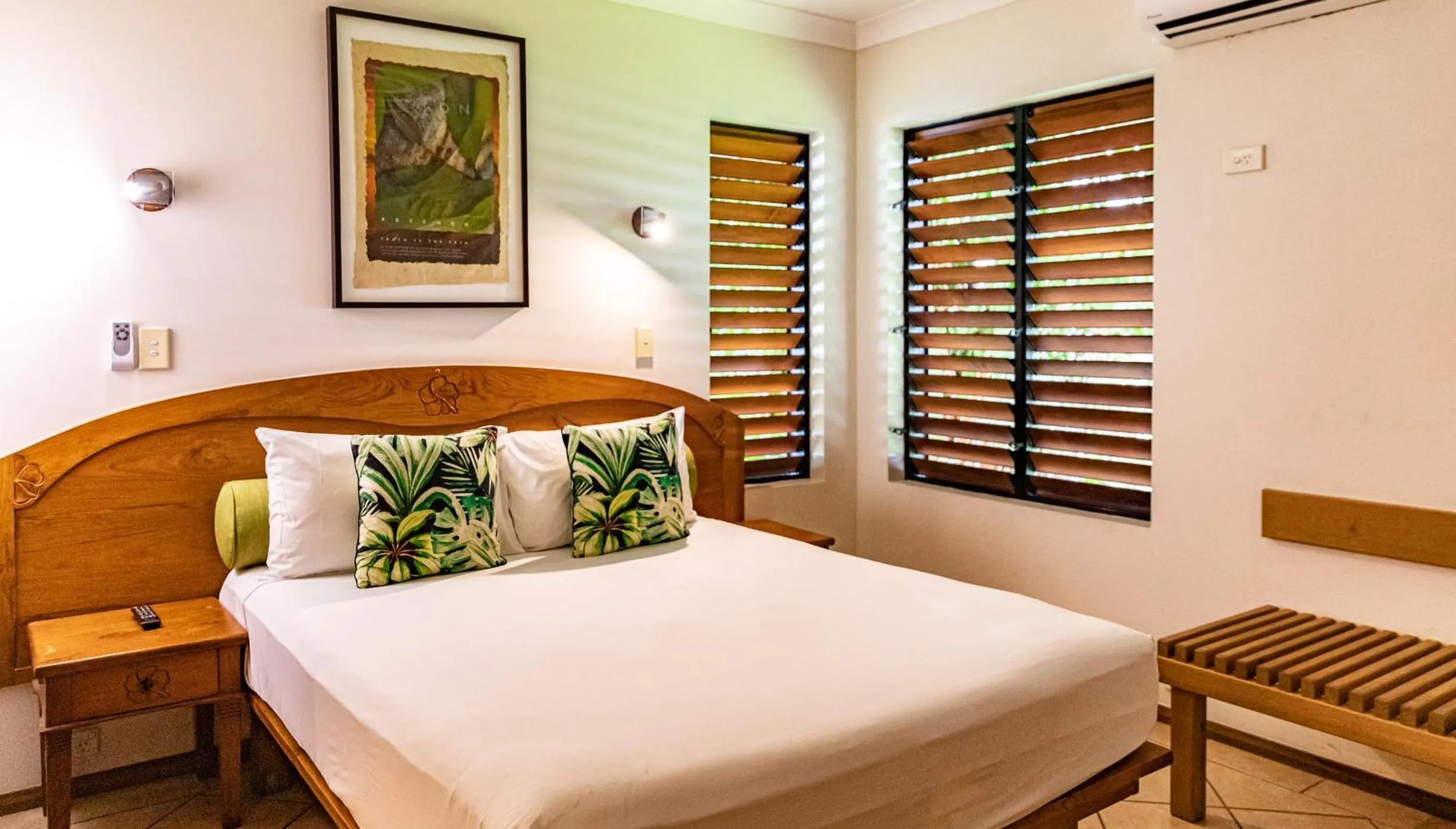 Bed in Hibiscus Resort & Spa - Official Onsite Reception & Check In