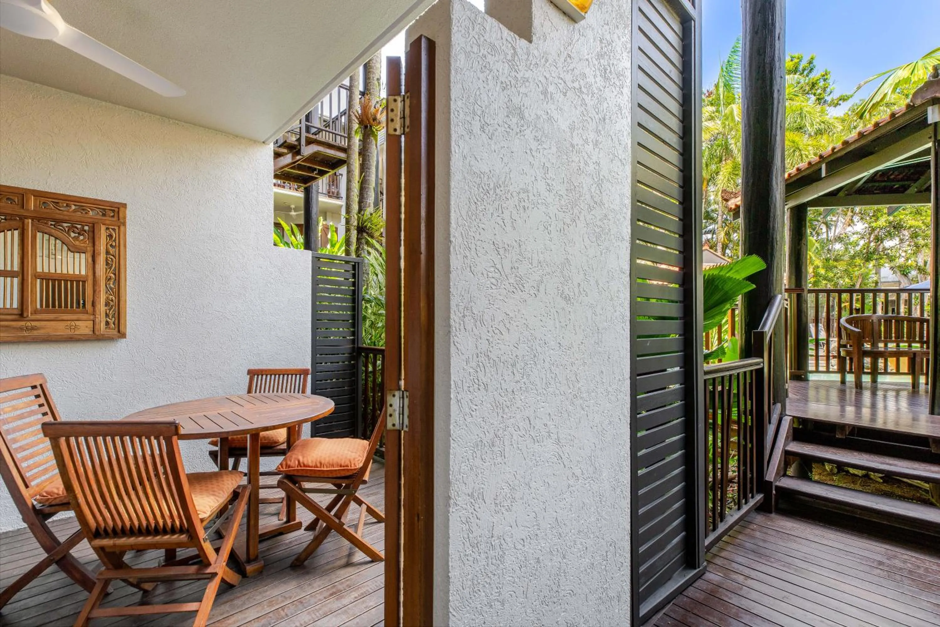 Patio in Hibiscus Resort & Spa - Official Onsite Reception & Check In