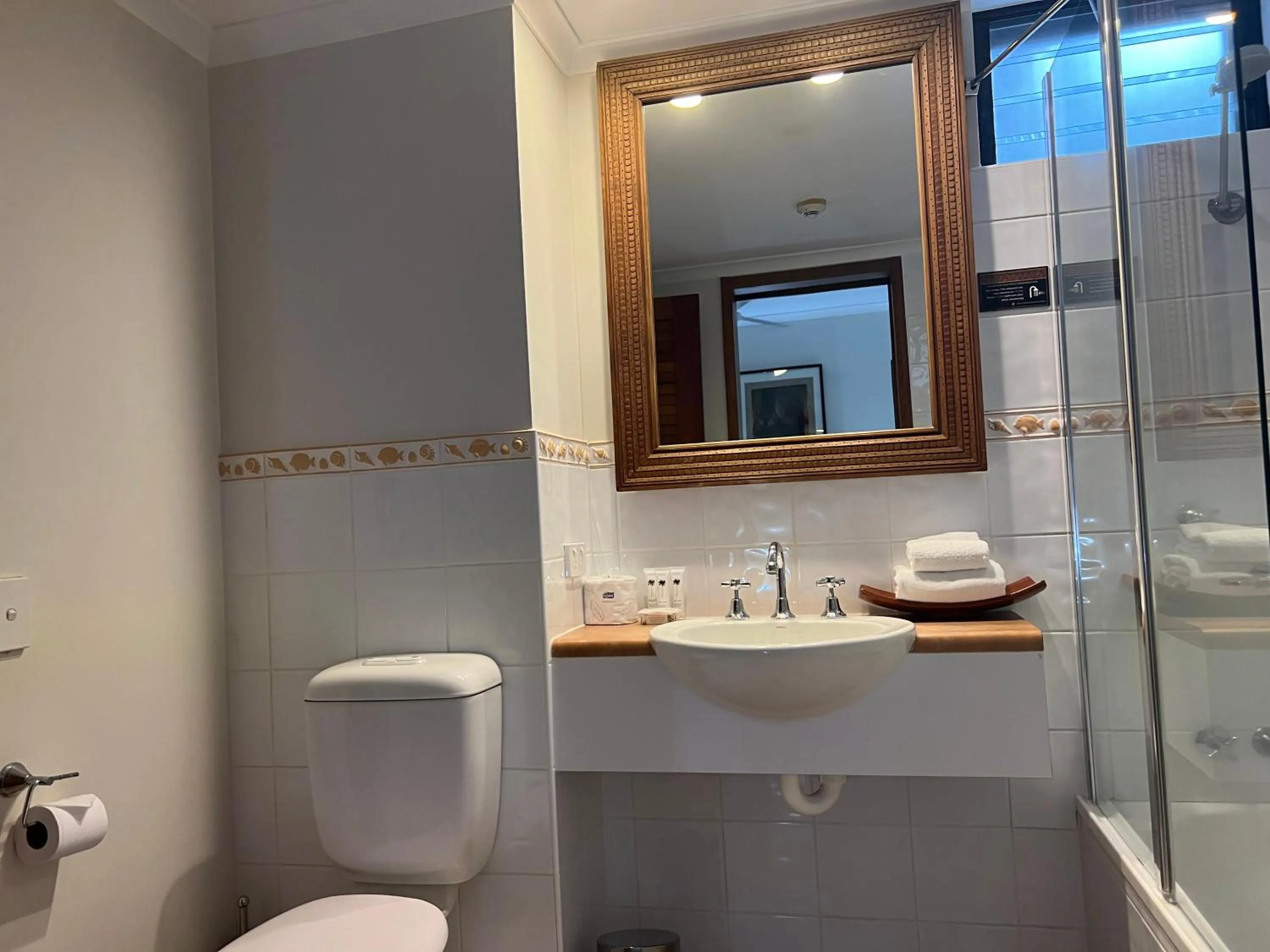 Shower in Hibiscus Resort & Spa - Official Onsite Reception & Check In