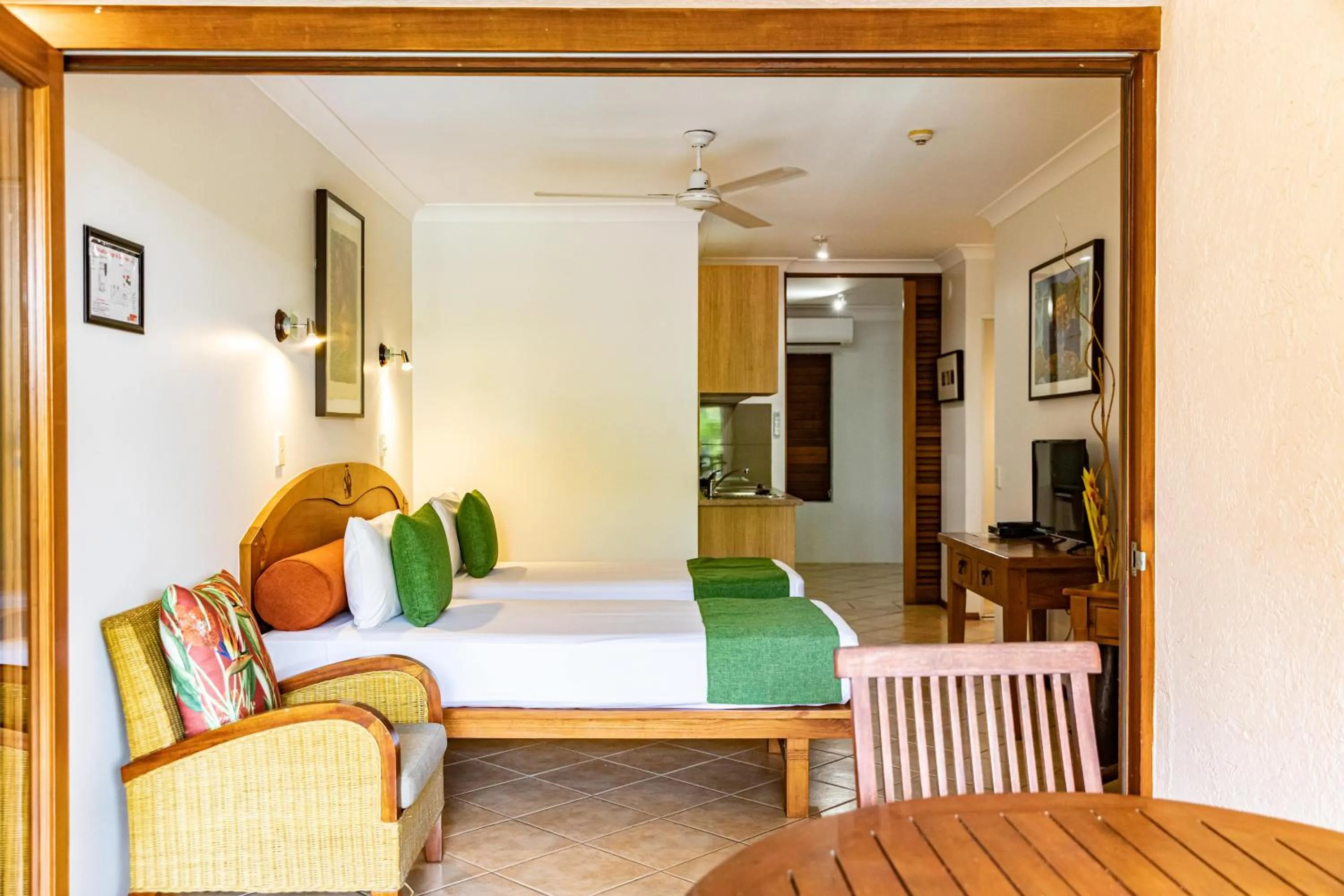 Bed in Hibiscus Resort & Spa - Official Onsite Reception & Check In