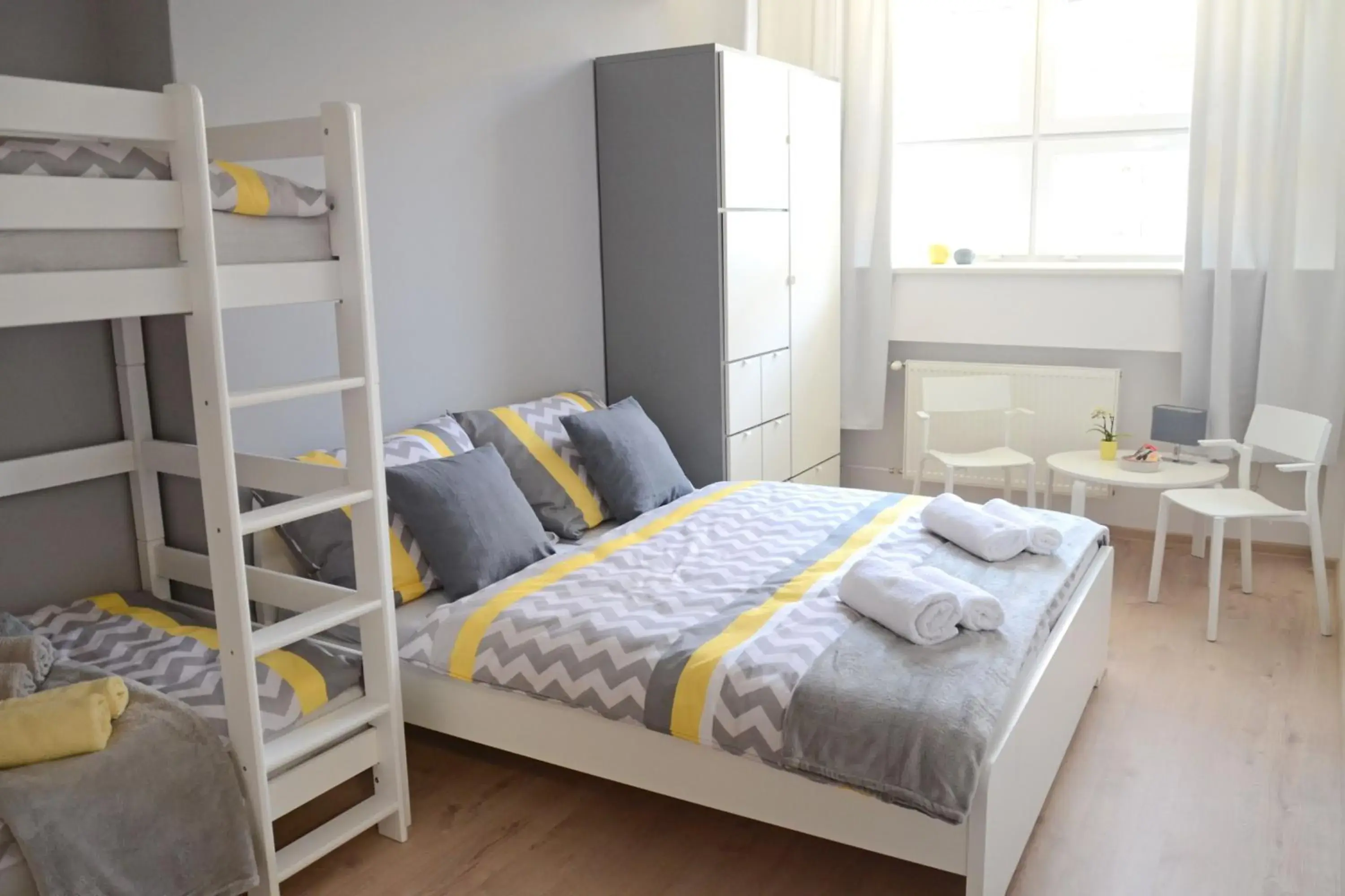 Quadruple Room - single occupancy in Hostel Bratislava Quadruple Room - single occupancy in Hostel Bratislava