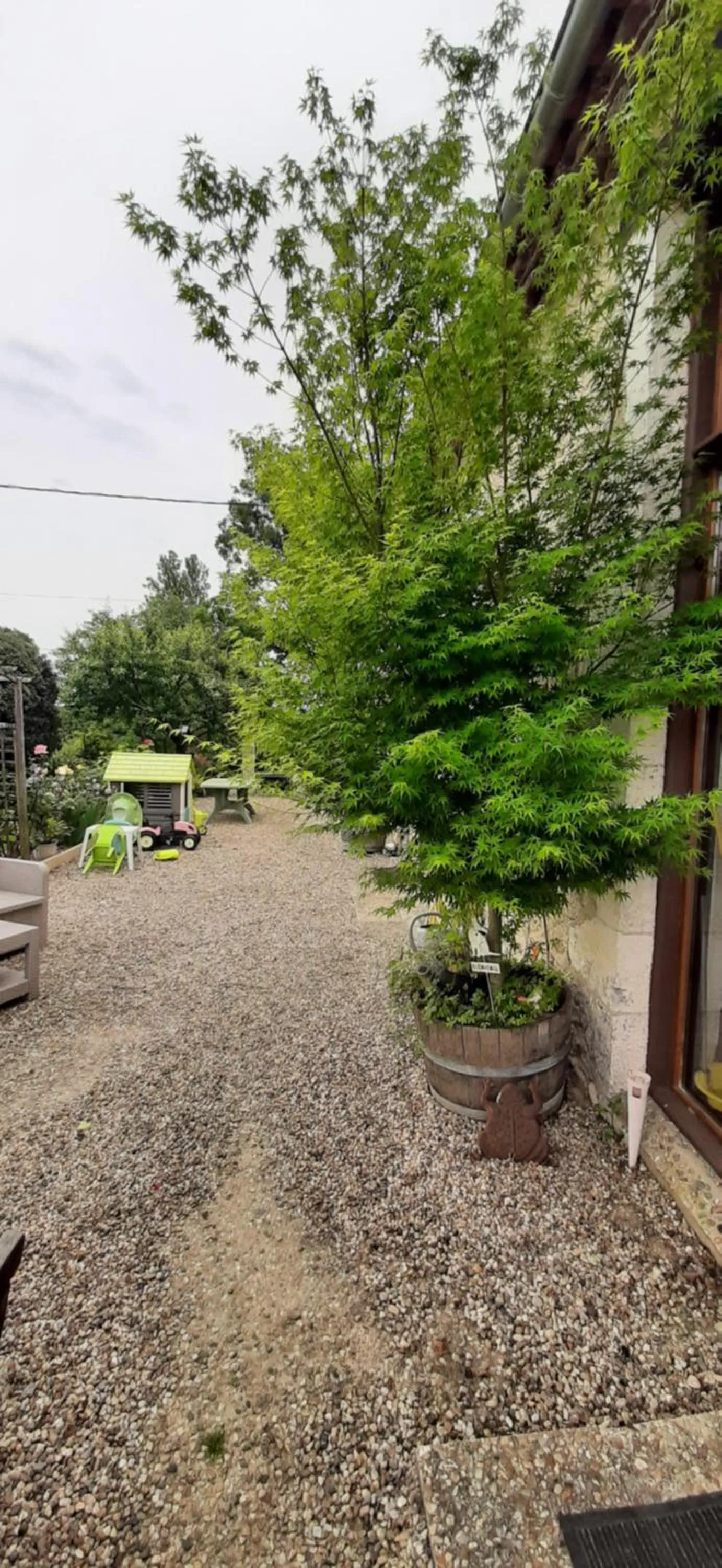 Garden in La Mirabelle