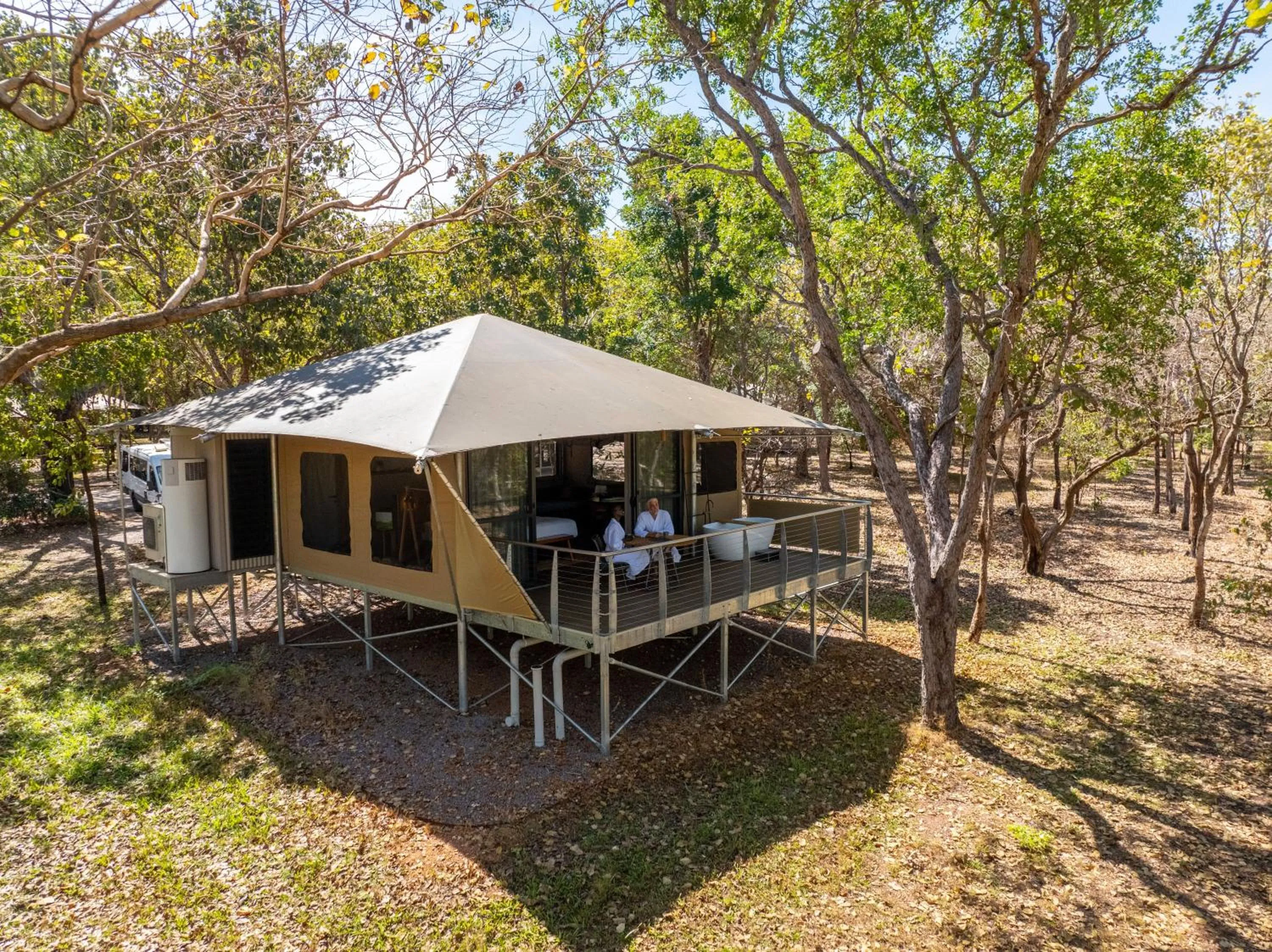 Garden in Cooinda Lodge Kakadu