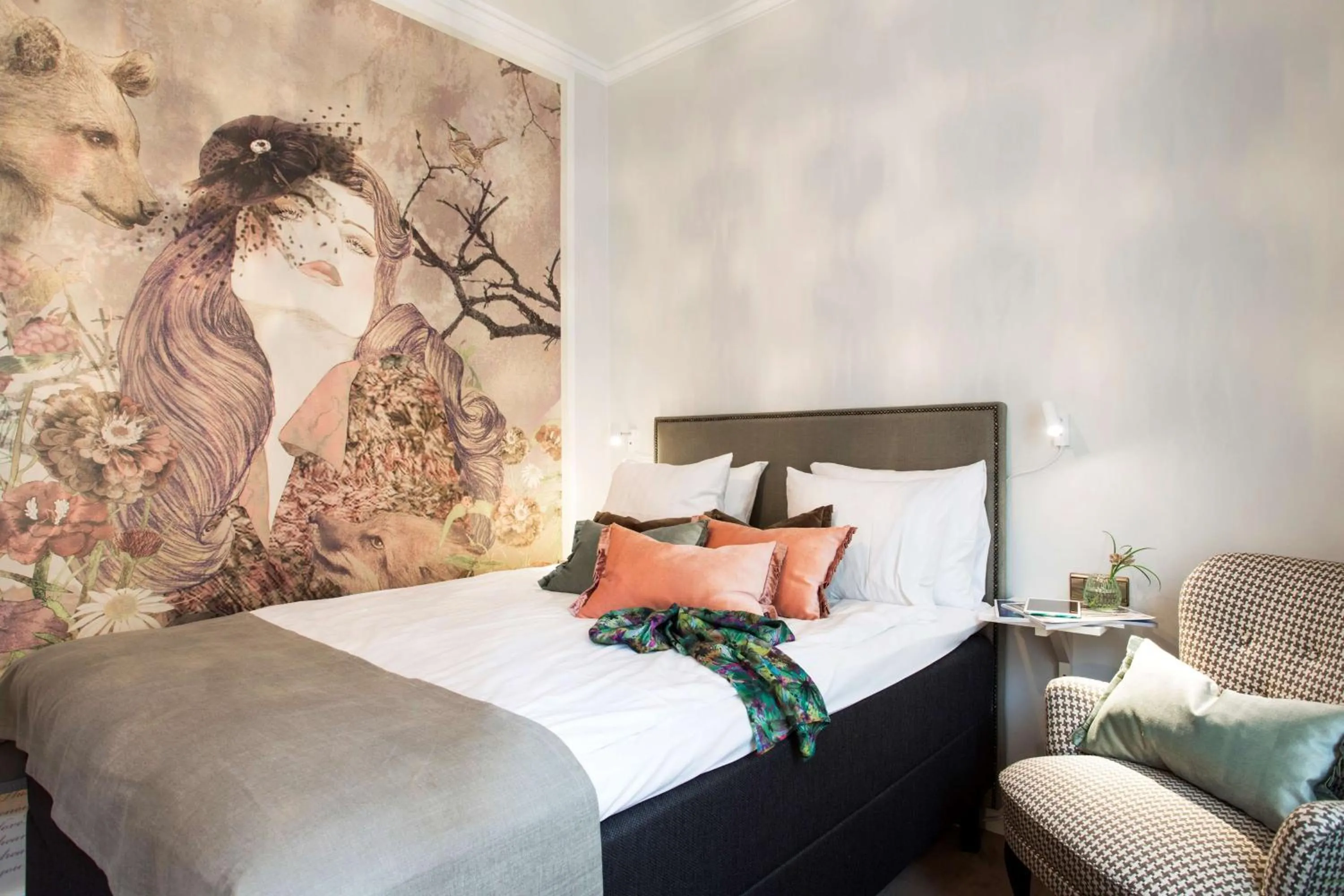 People, Bed in Best Western Kom Hotel Stockholm