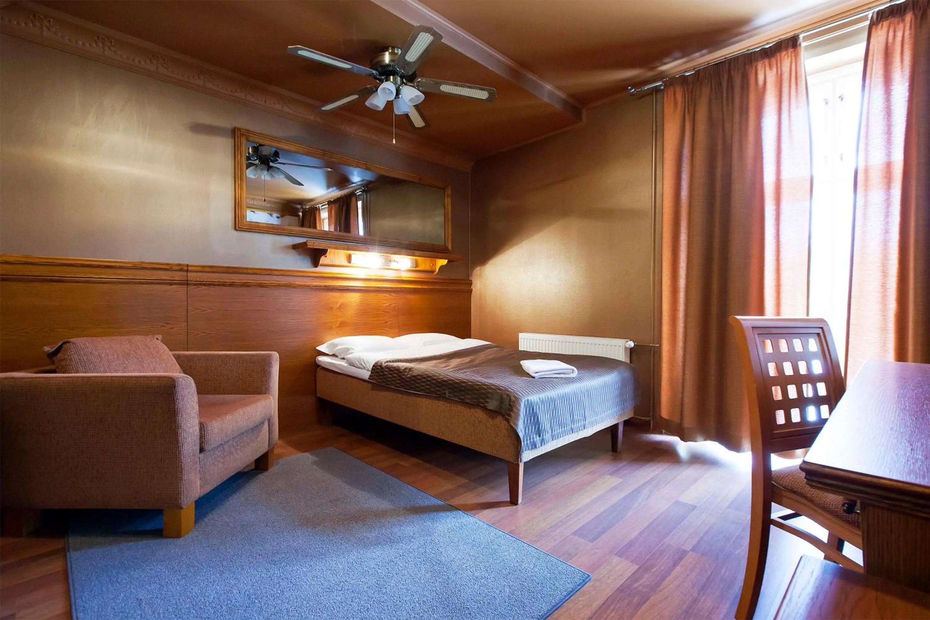 Bedroom, Bed in Scandic Vaasa