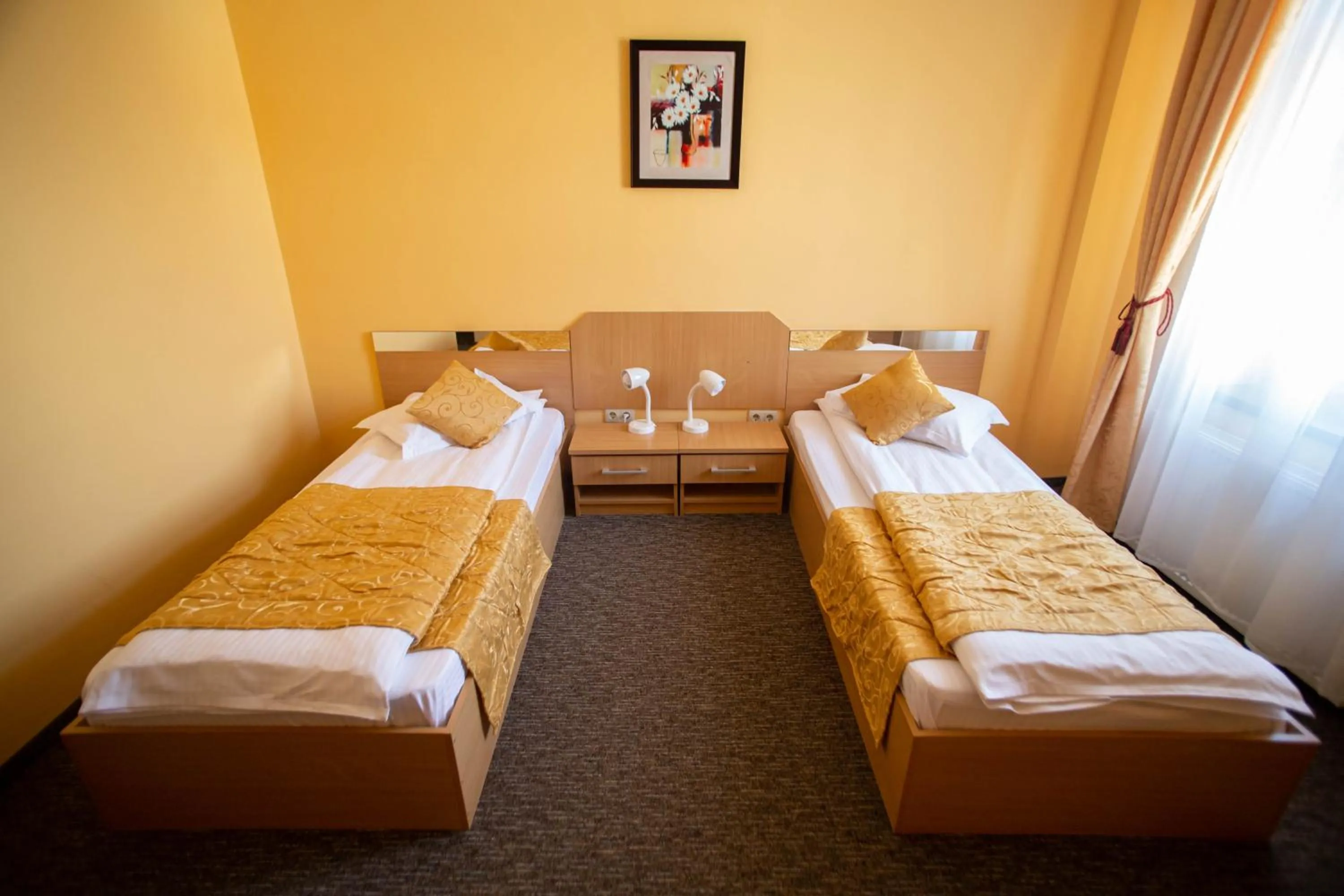 Bed in Hotel Alexandra