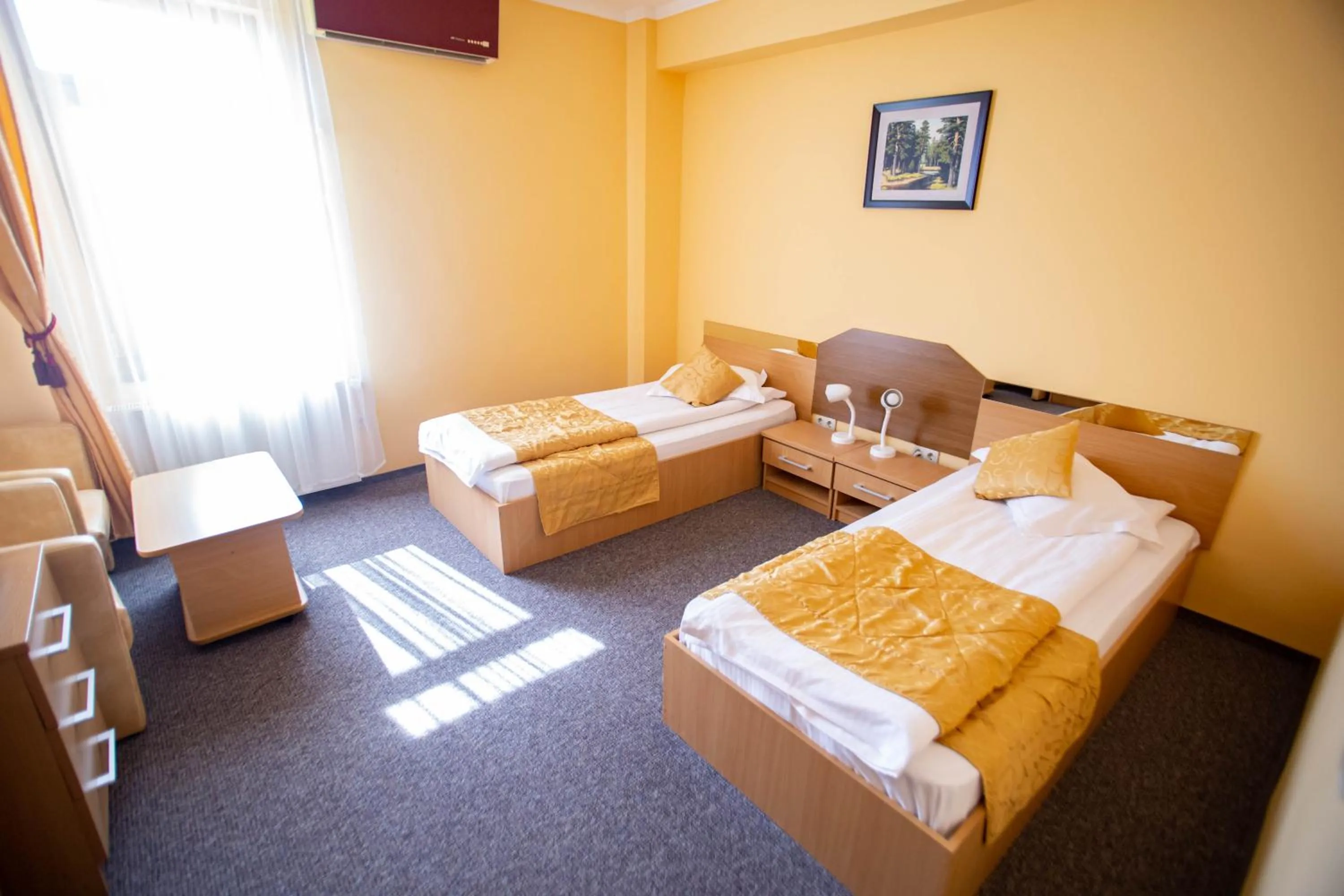 Bed in Hotel Alexandra