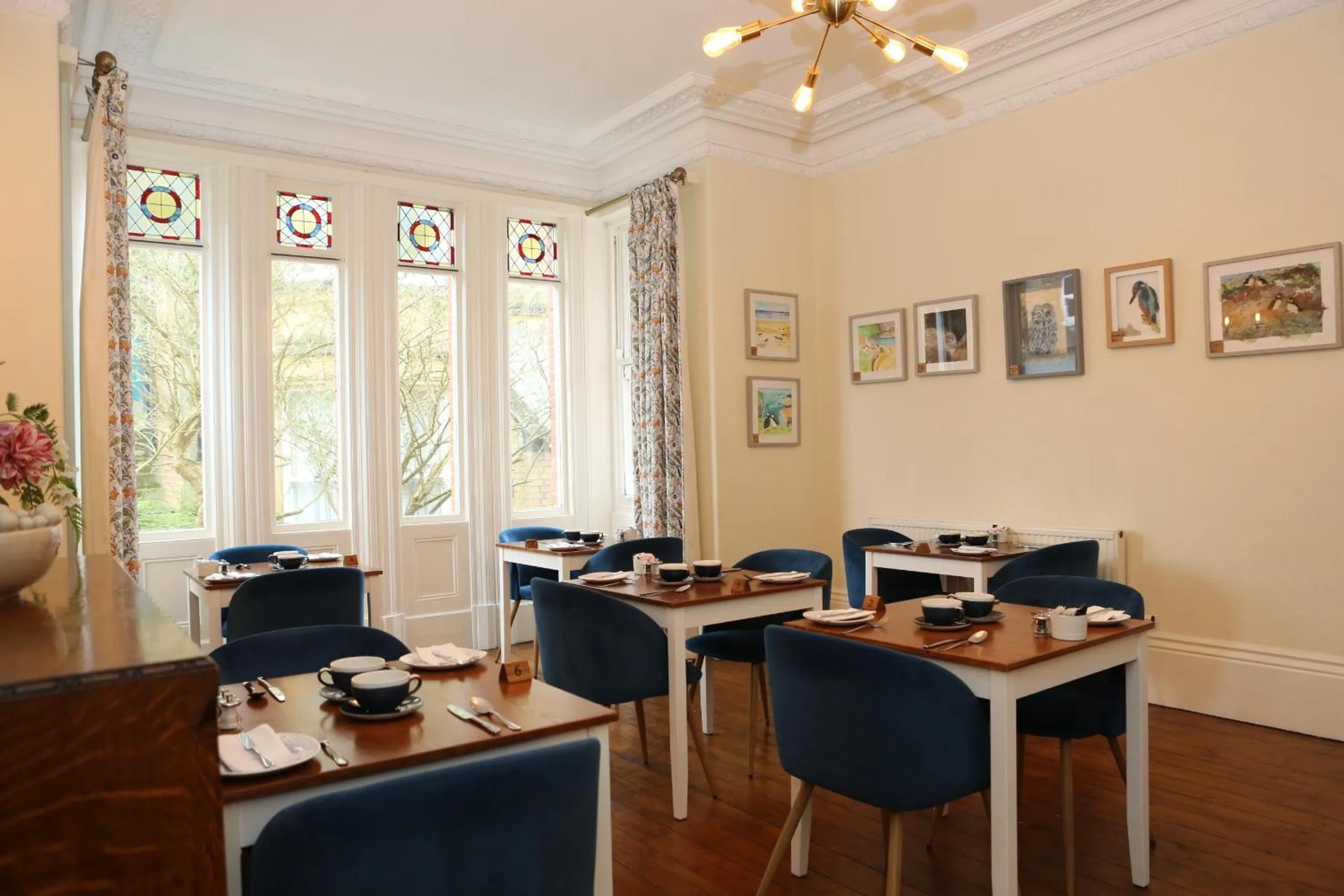 Dining area in The Cordelia