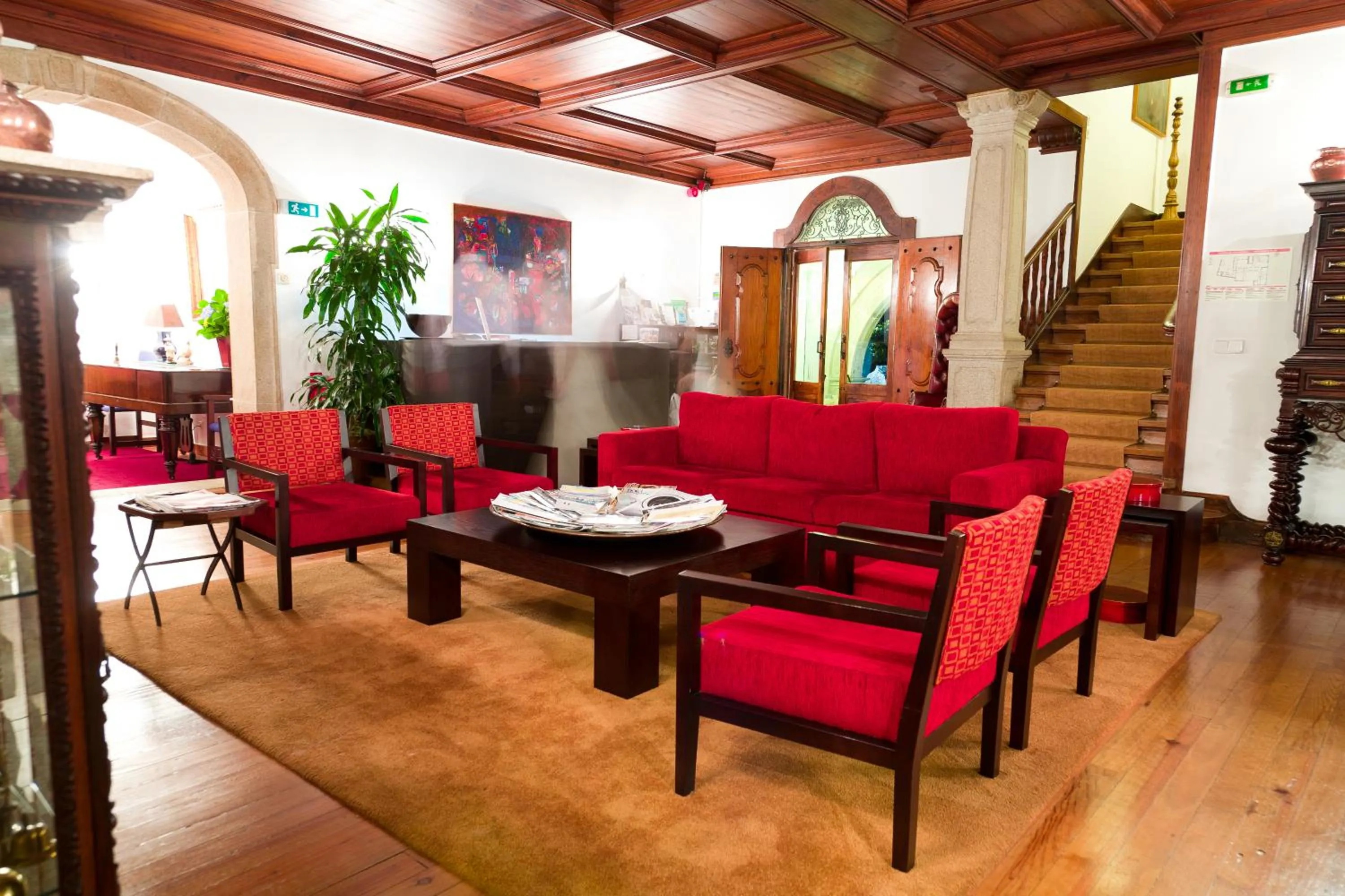 Lobby or reception in Boega Hotel