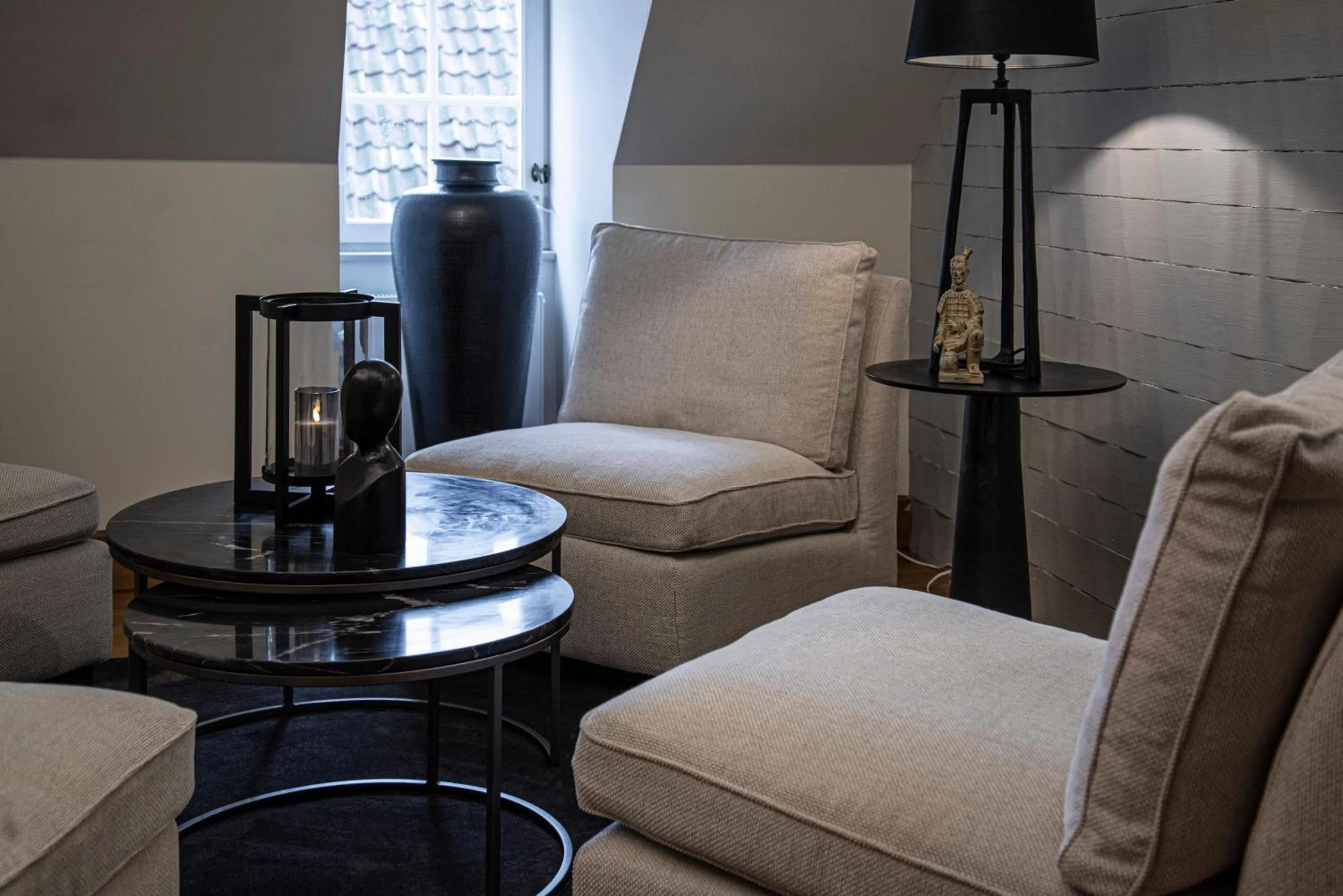 Living room, Bed in V Hotel Helsingborg; BW Premier Collection