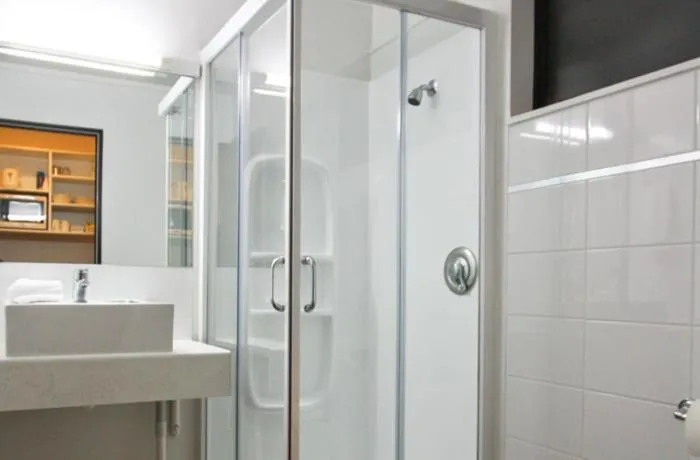 Bathroom in 83 By The Sea Motor Lodge