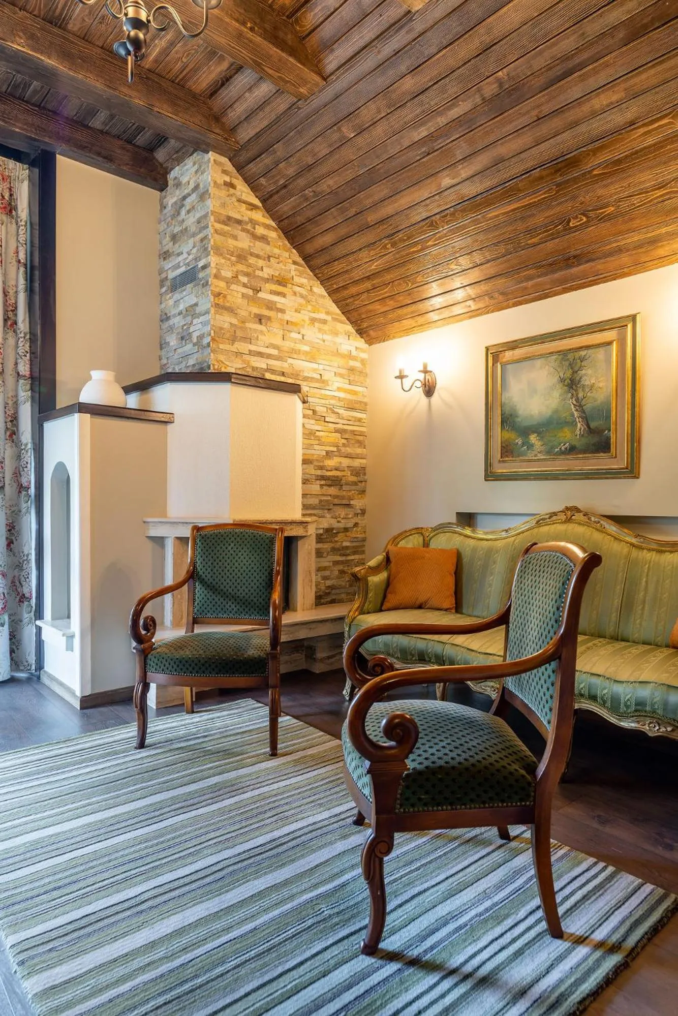 Seating area in Casa Freya