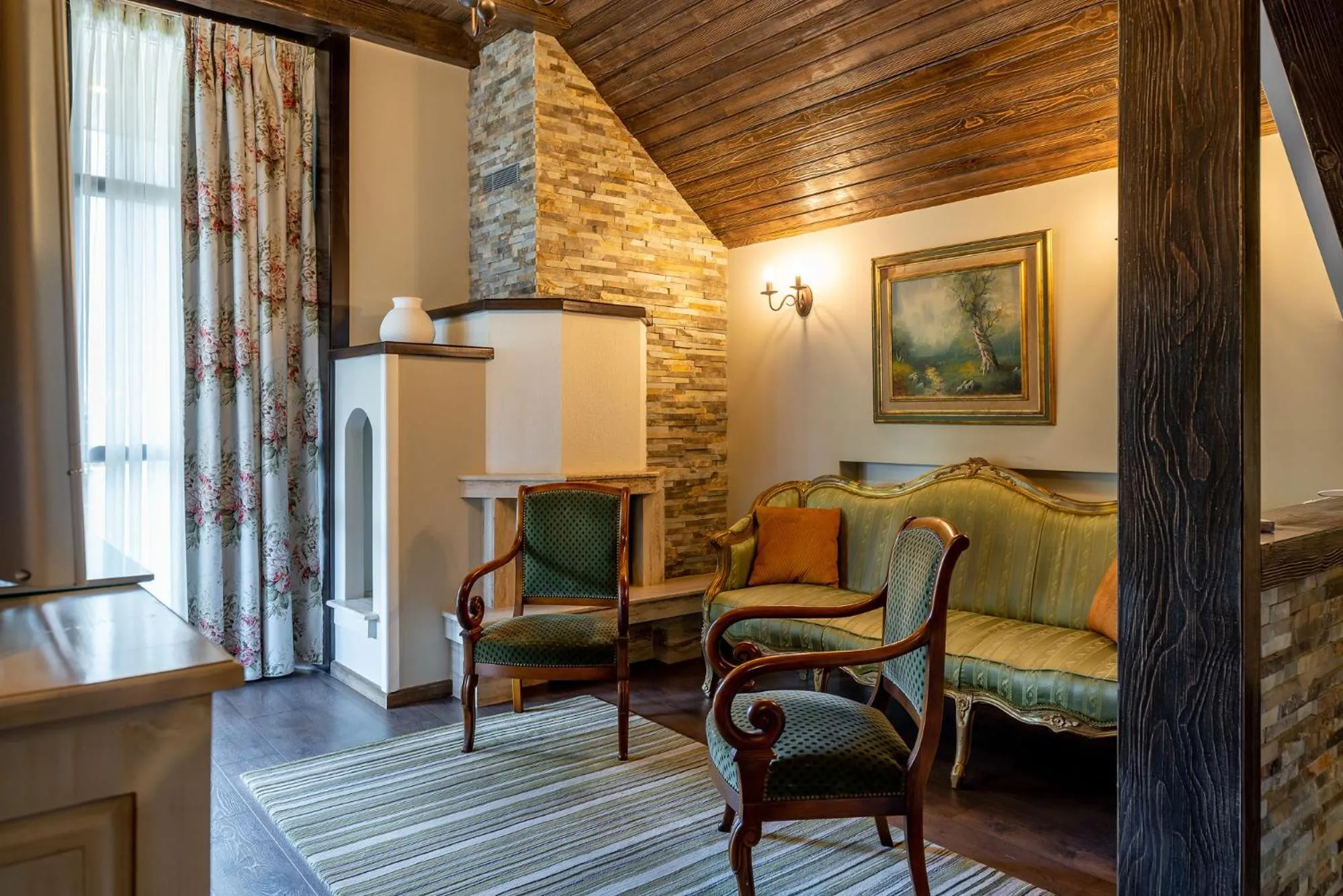 Seating area in Casa Freya