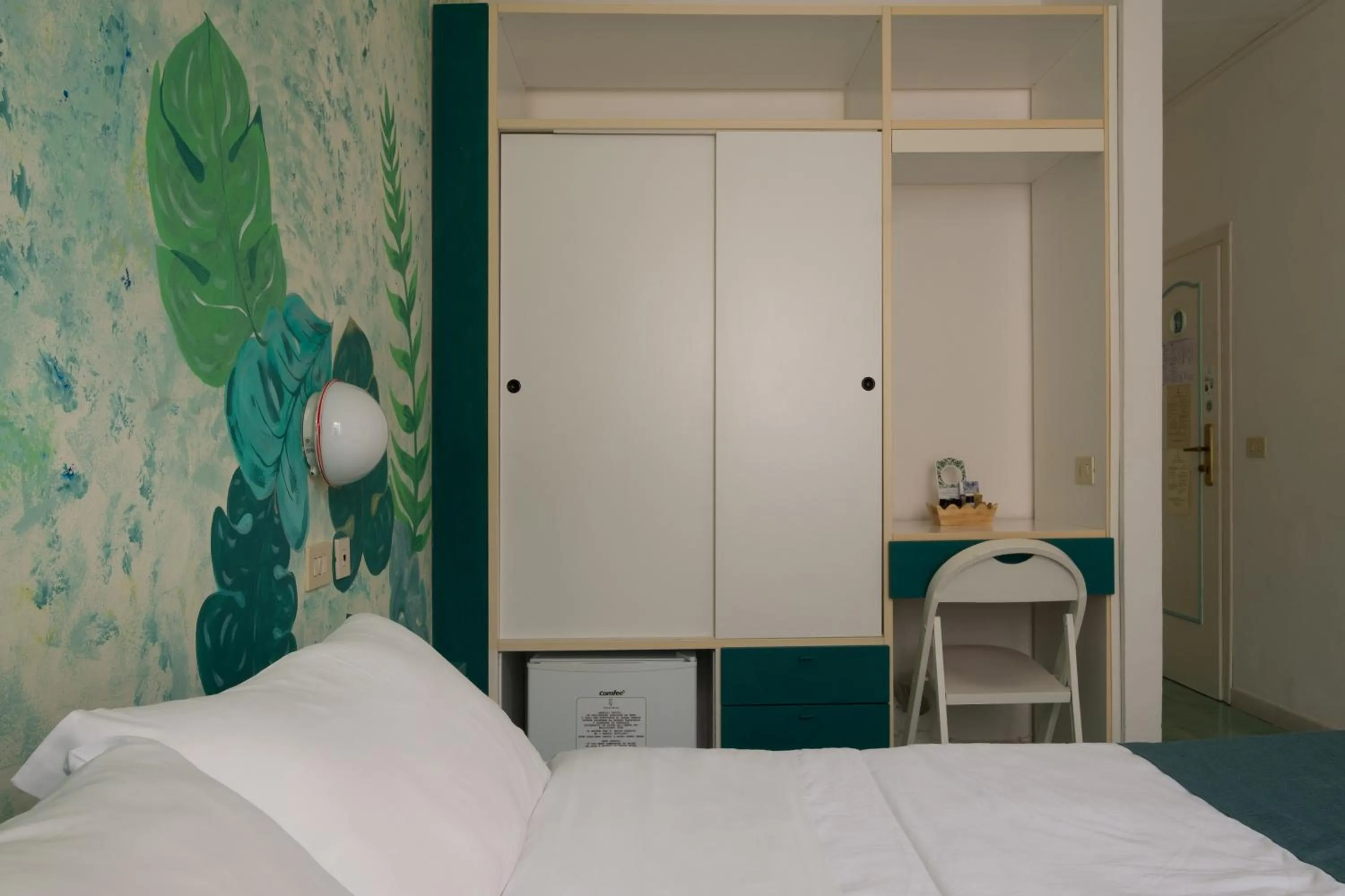 Bed in Hotel Punto Verde