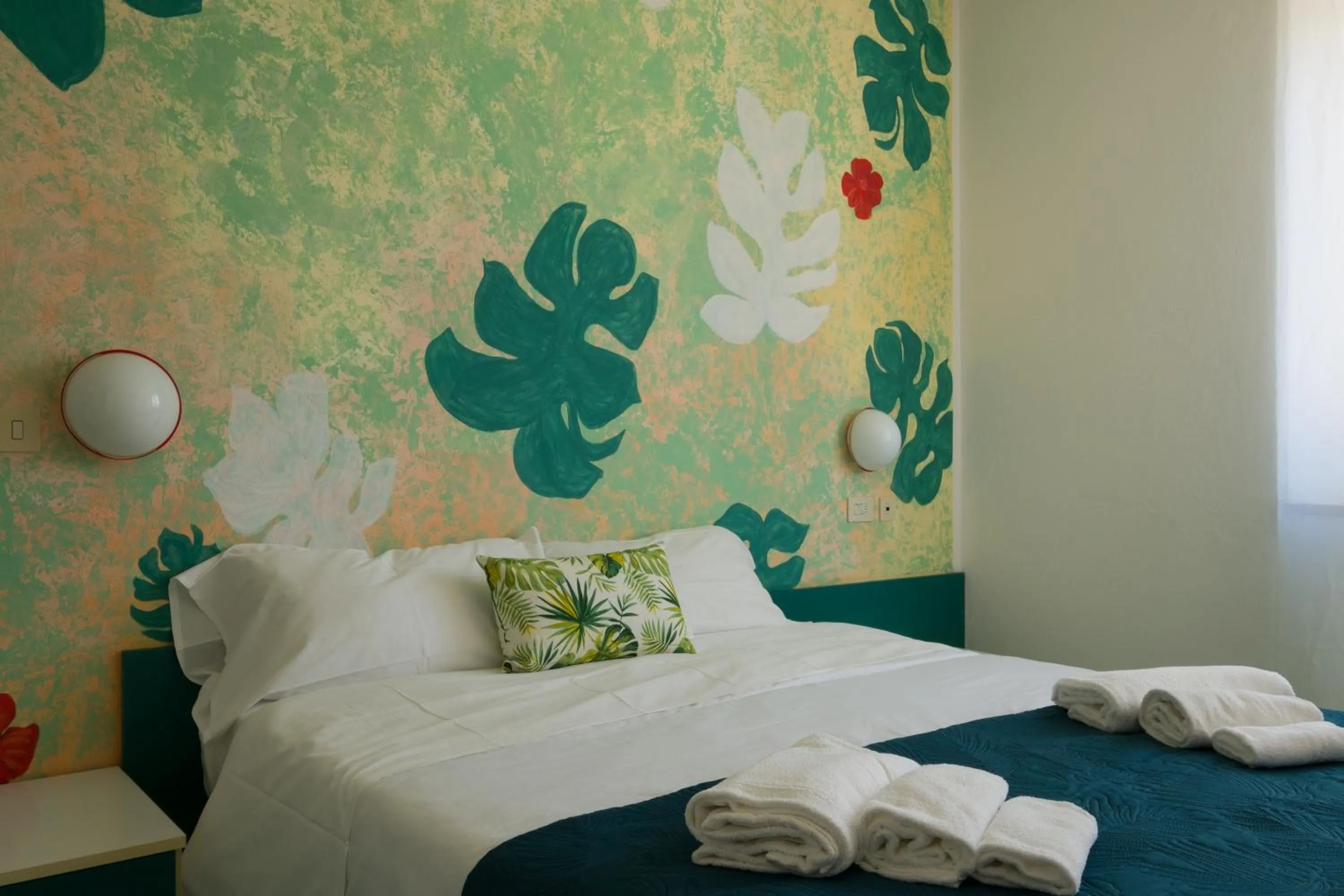 Bed in Hotel Punto Verde