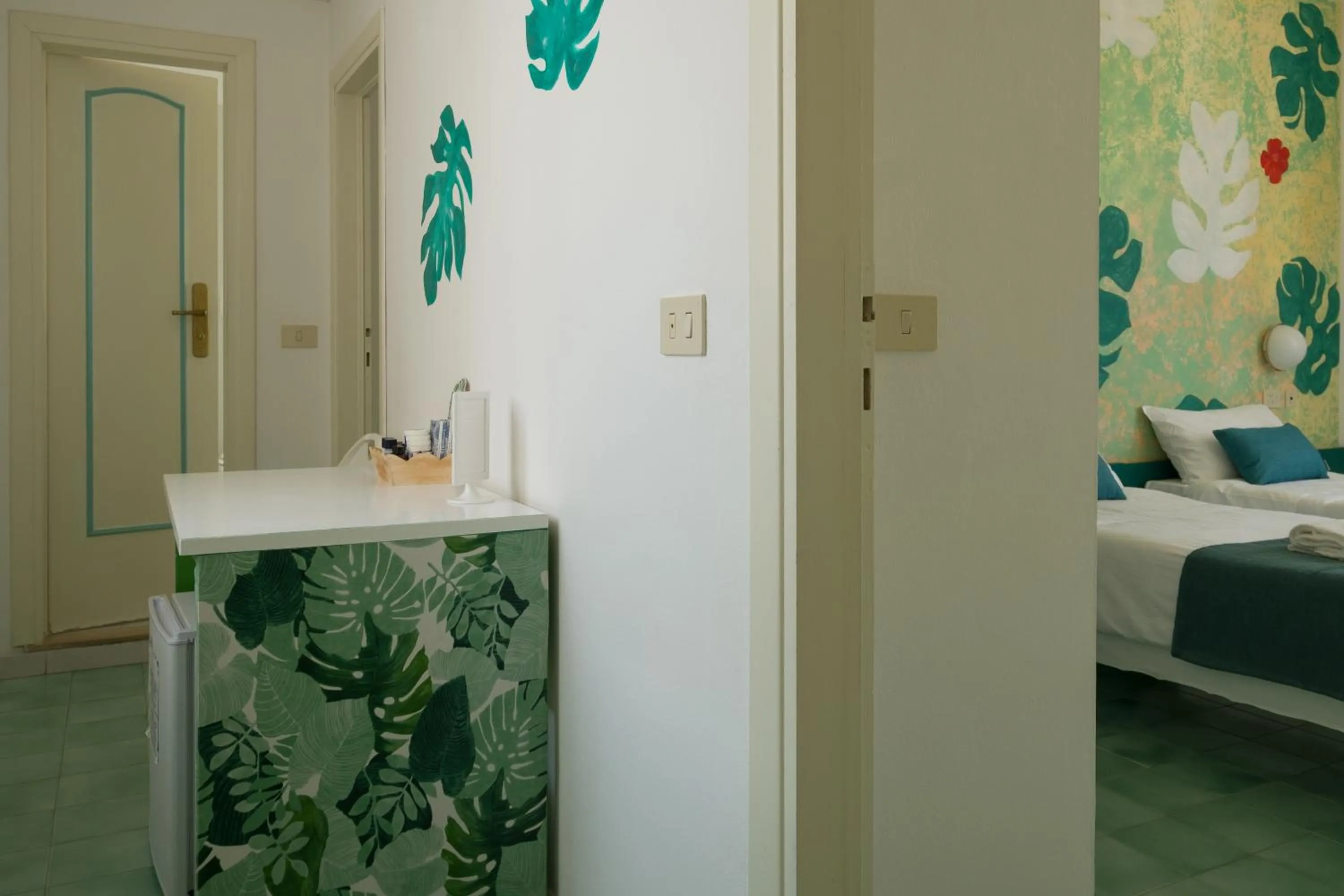 Bed in Hotel Punto Verde