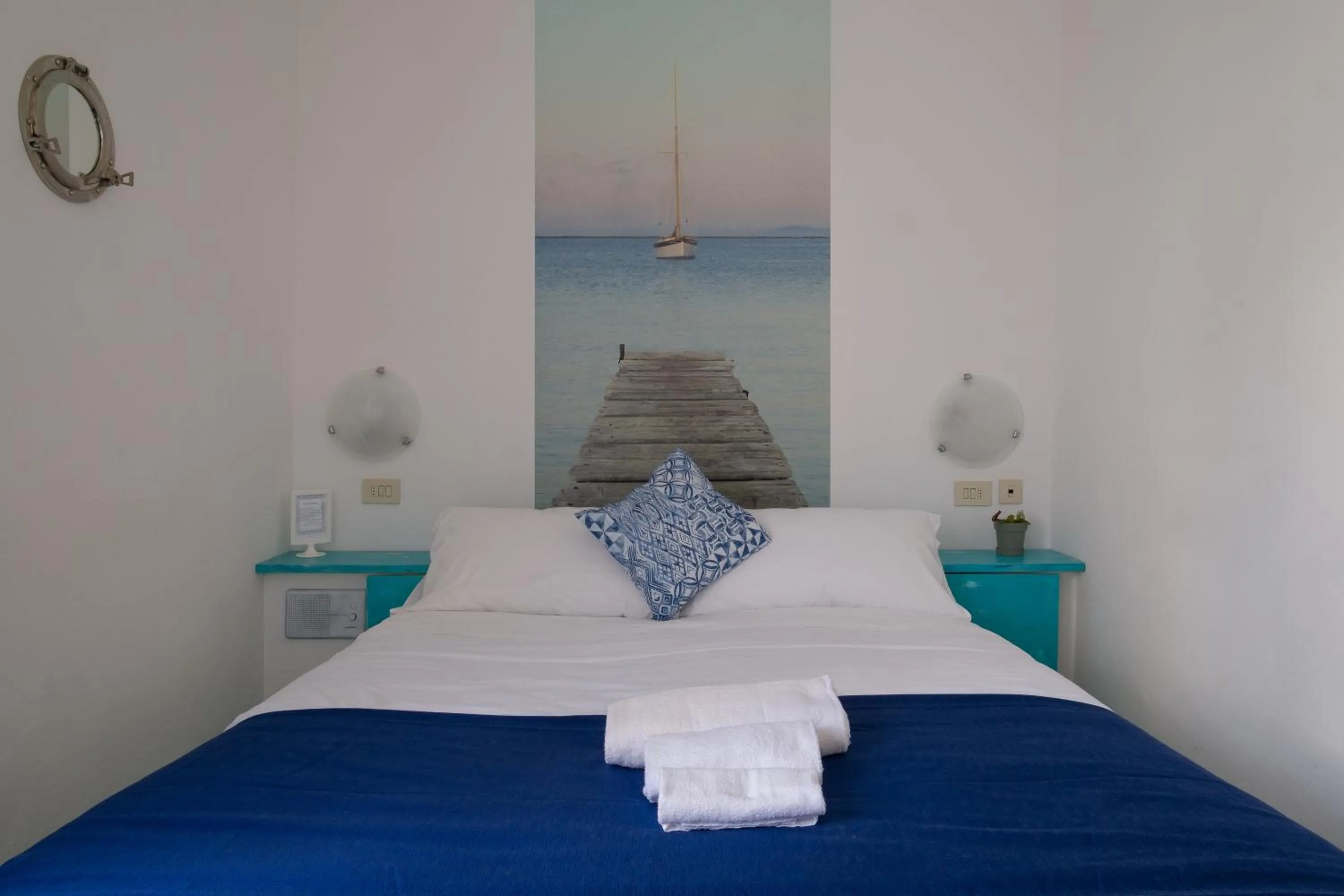 Bed in Hotel Punto Verde