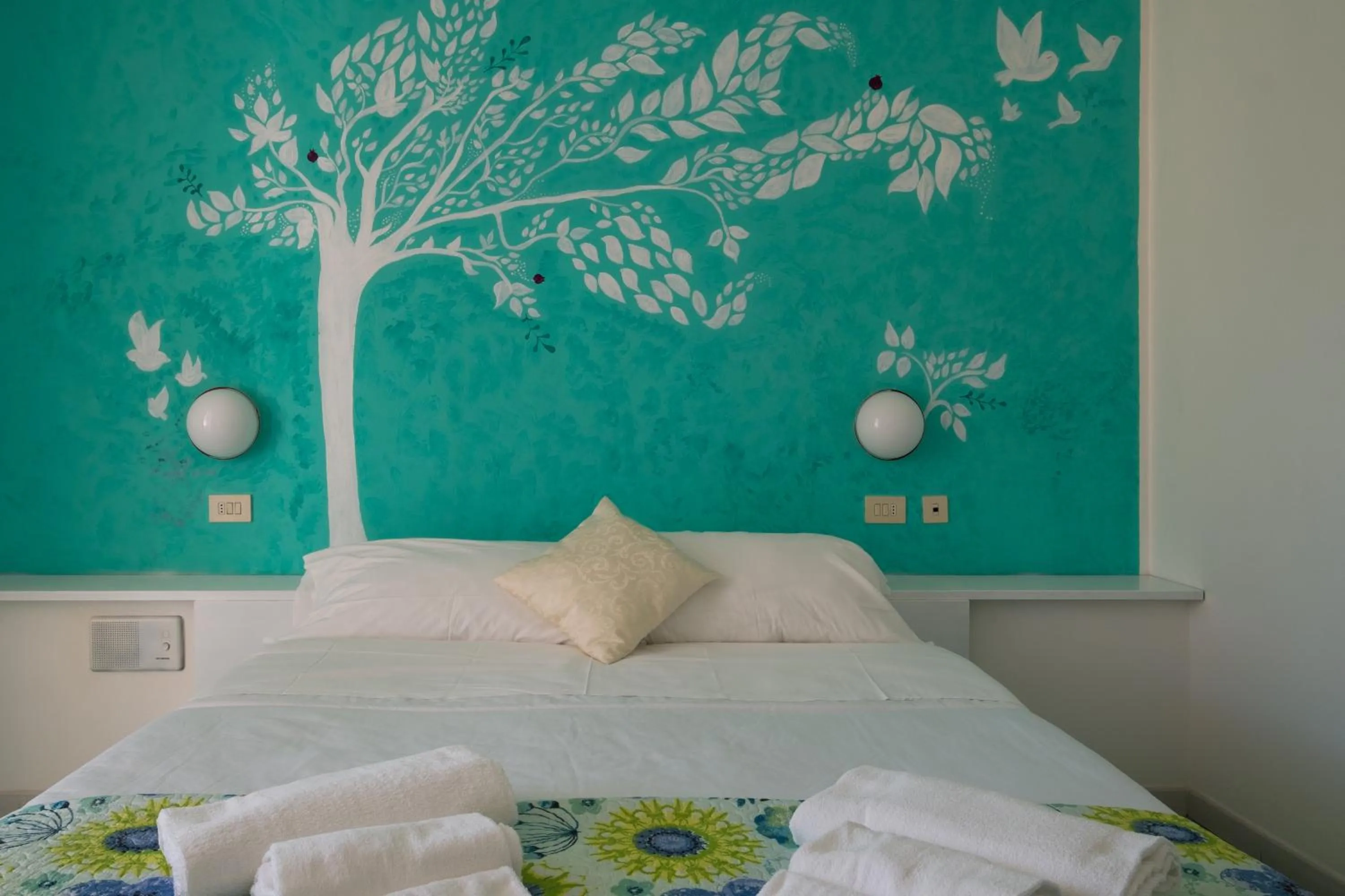 Bed in Hotel Punto Verde