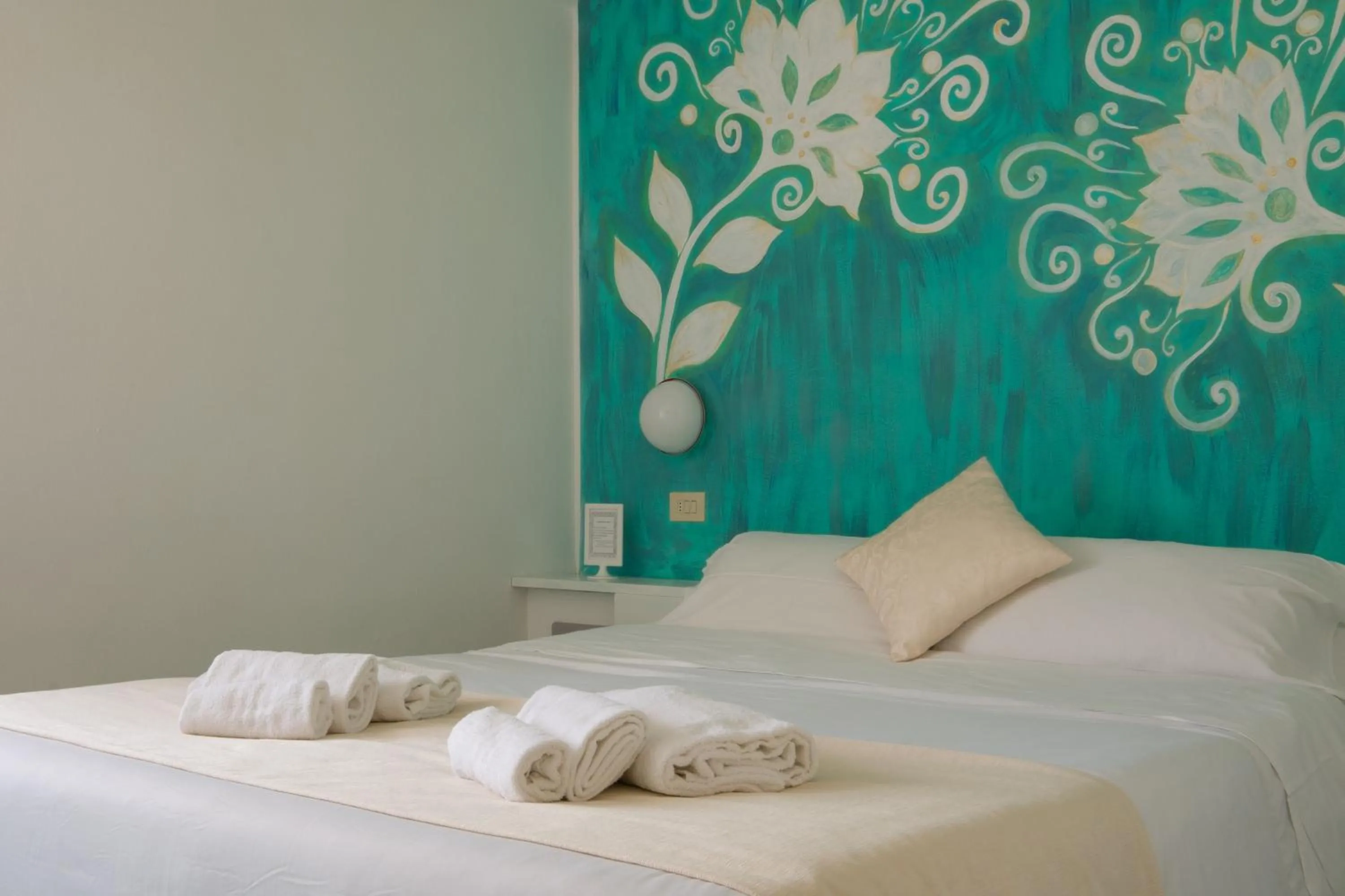 Bed in Hotel Punto Verde