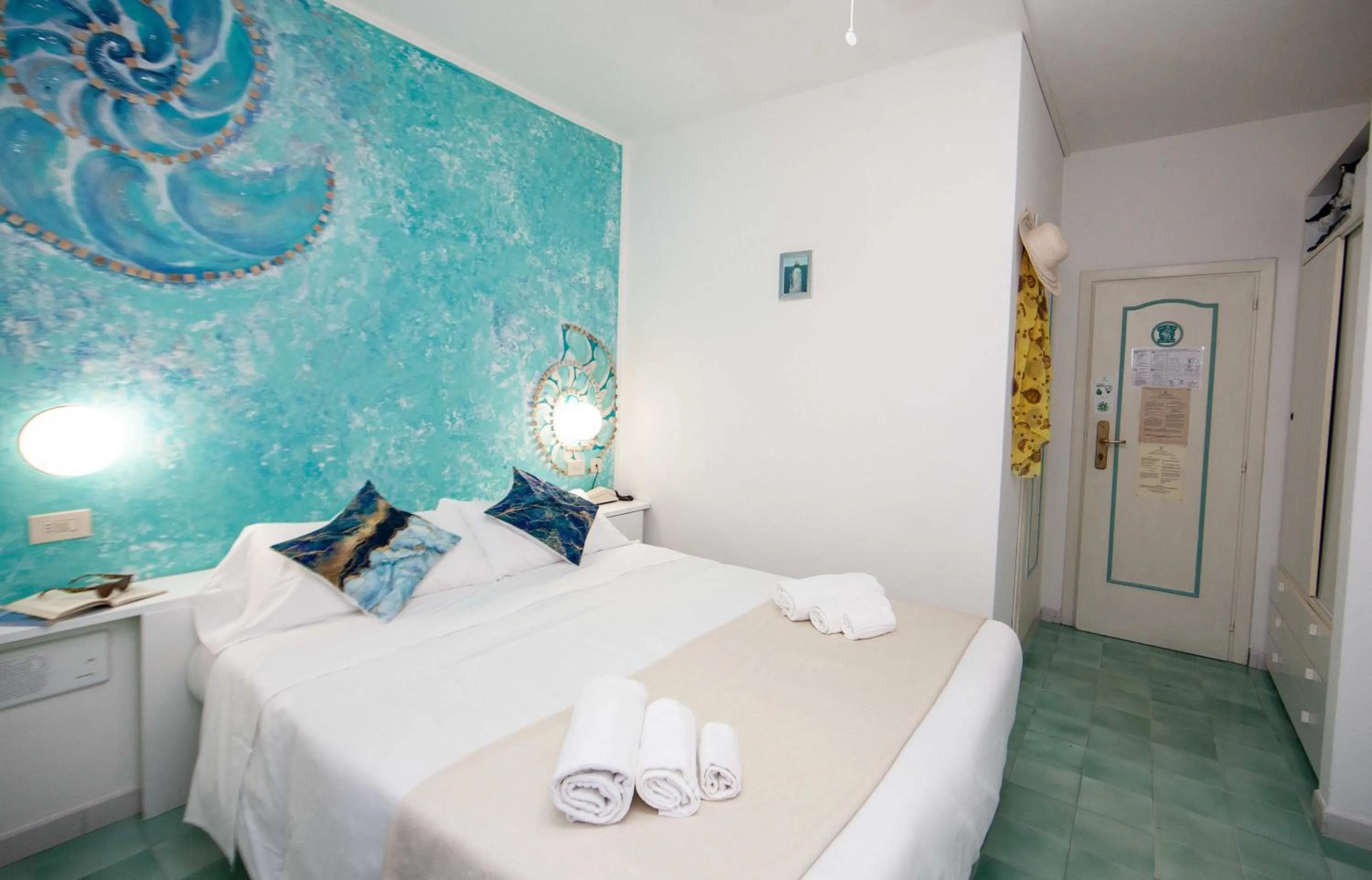 Bed in Hotel Punto Verde