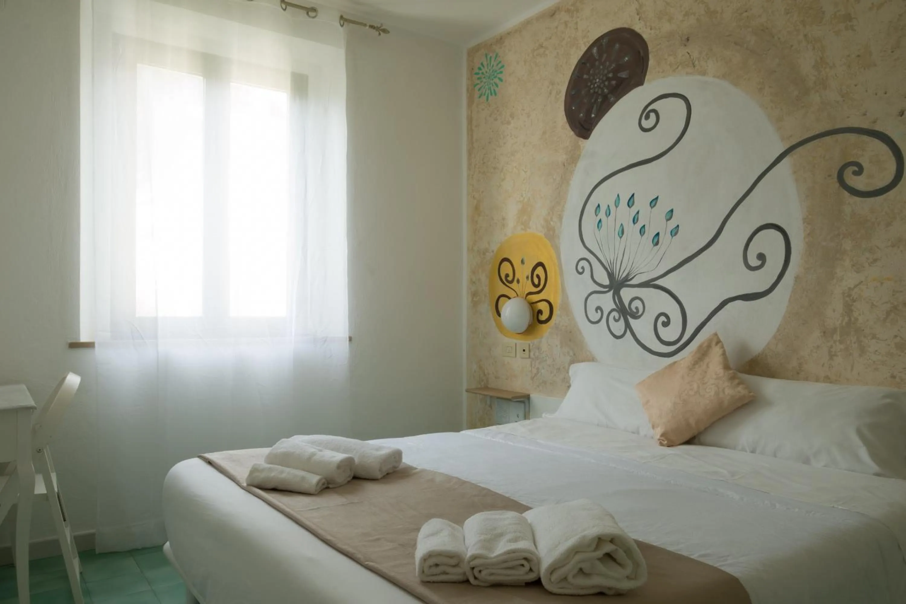 Bed in Hotel Punto Verde