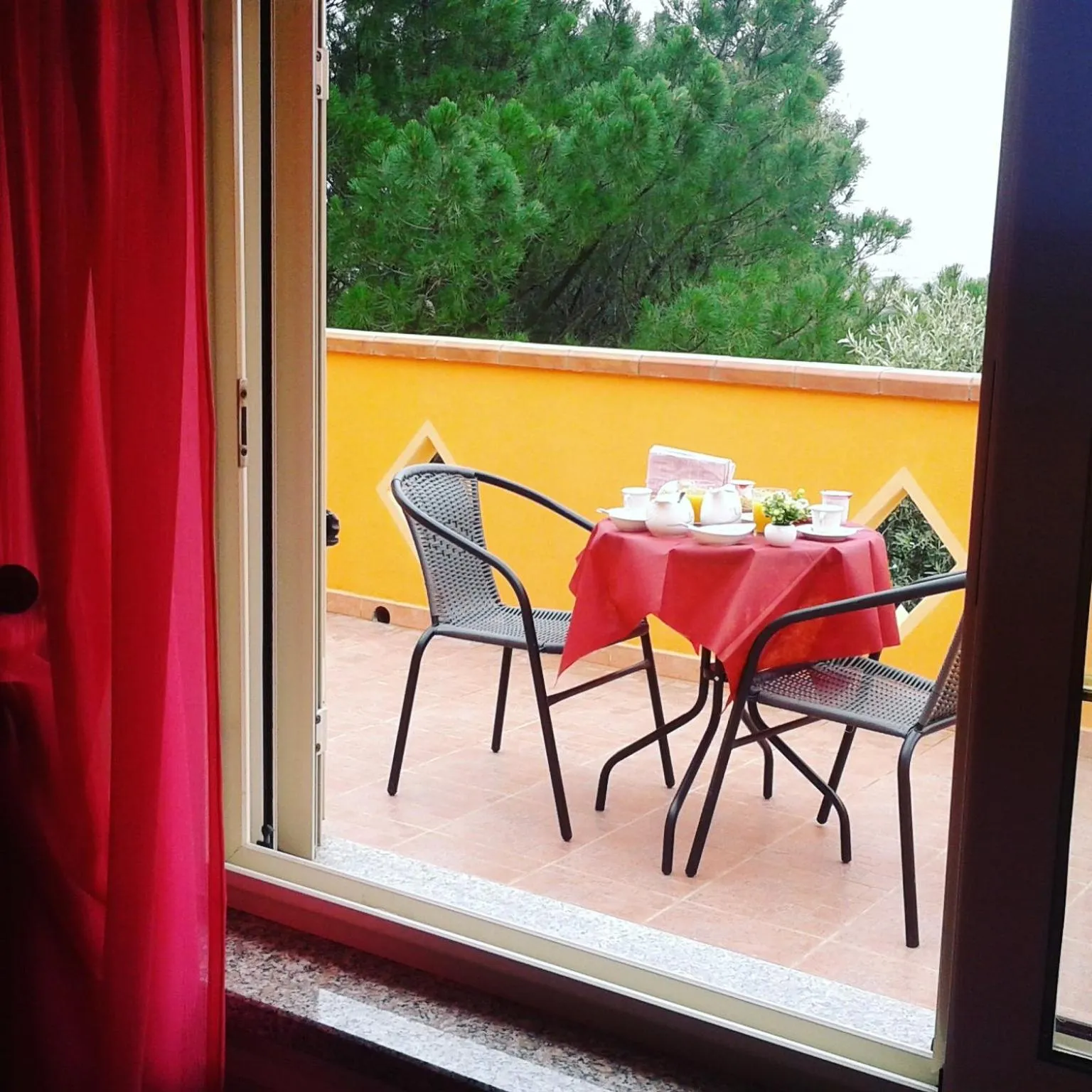 Balcony/Terrace in B&B Il Girasole